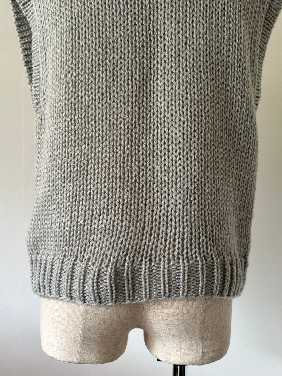 lacy knit vest