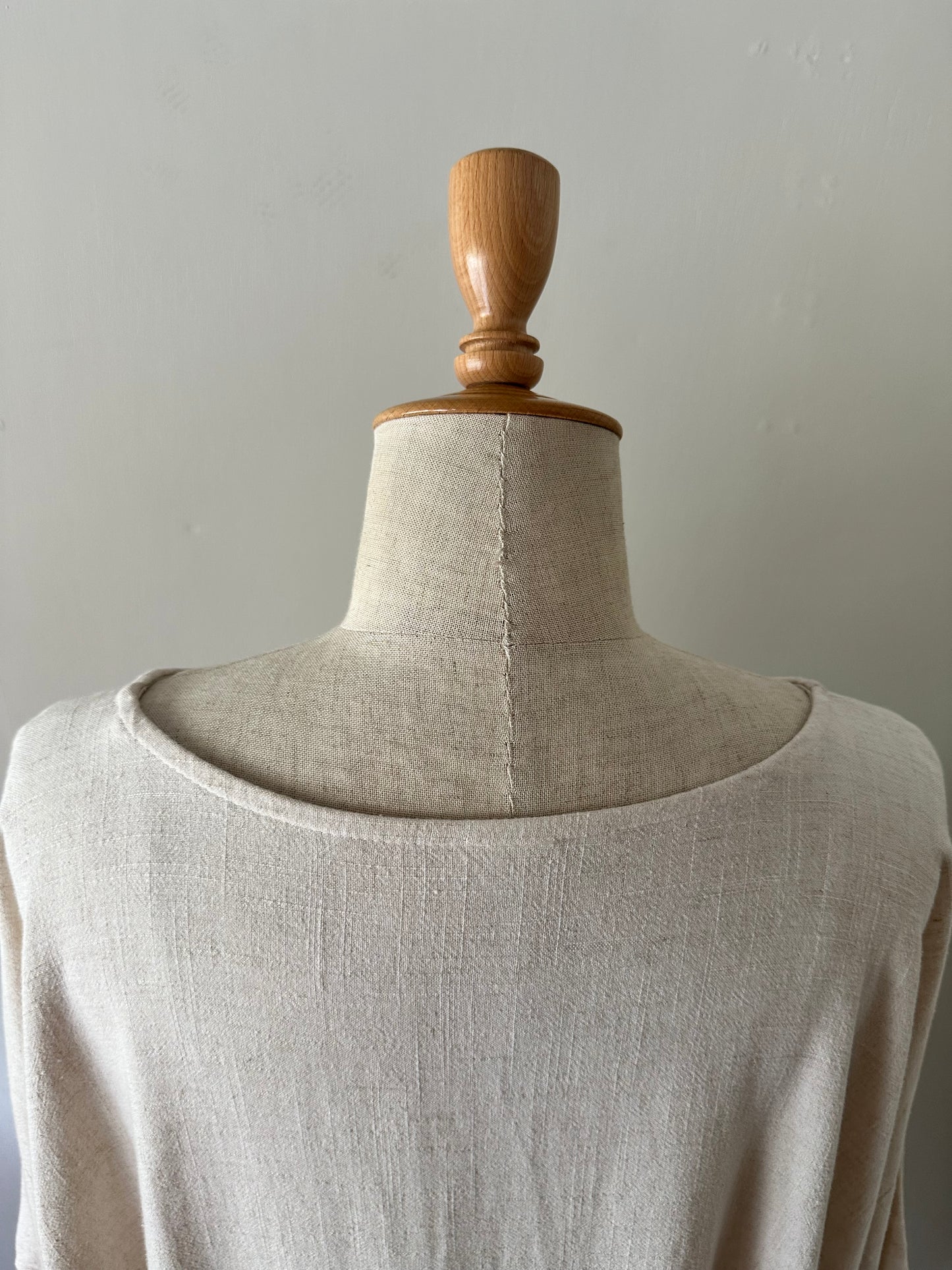 bicolor tunic dress