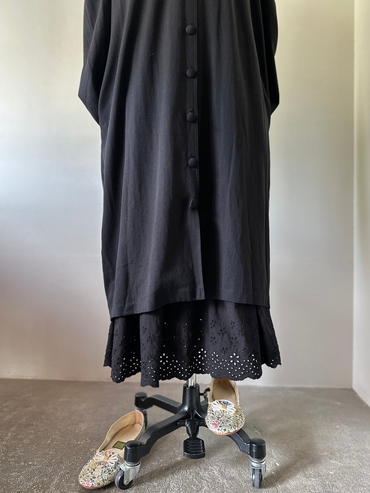 front button dress