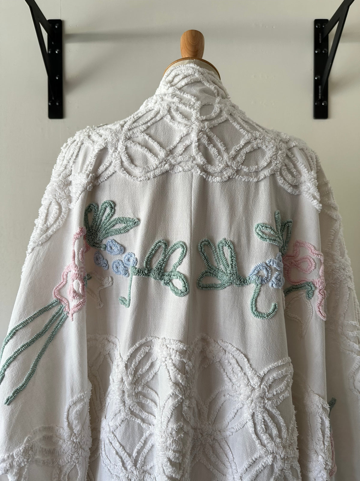 dolman sleeve chenille jacket