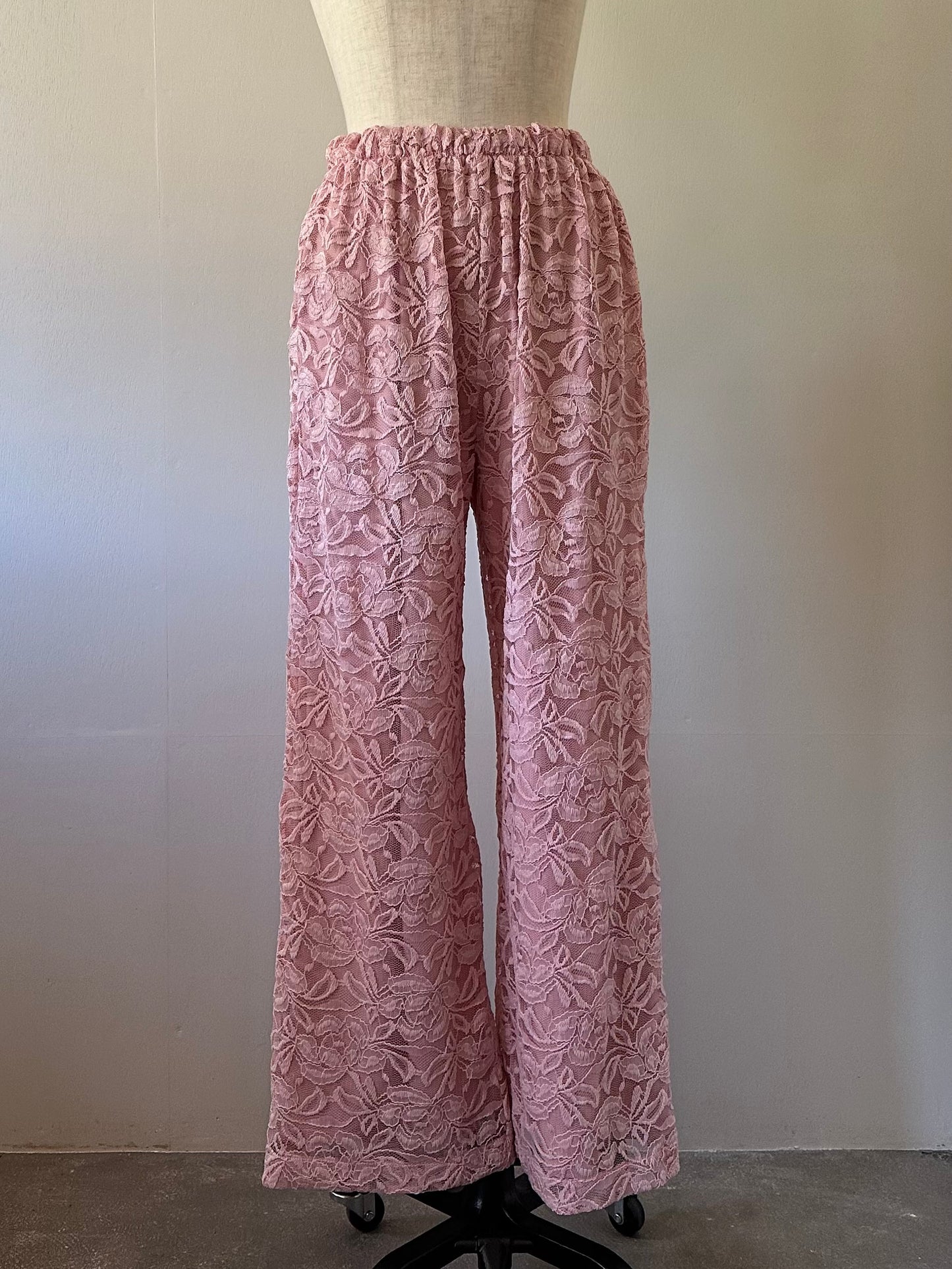 flower lace pants