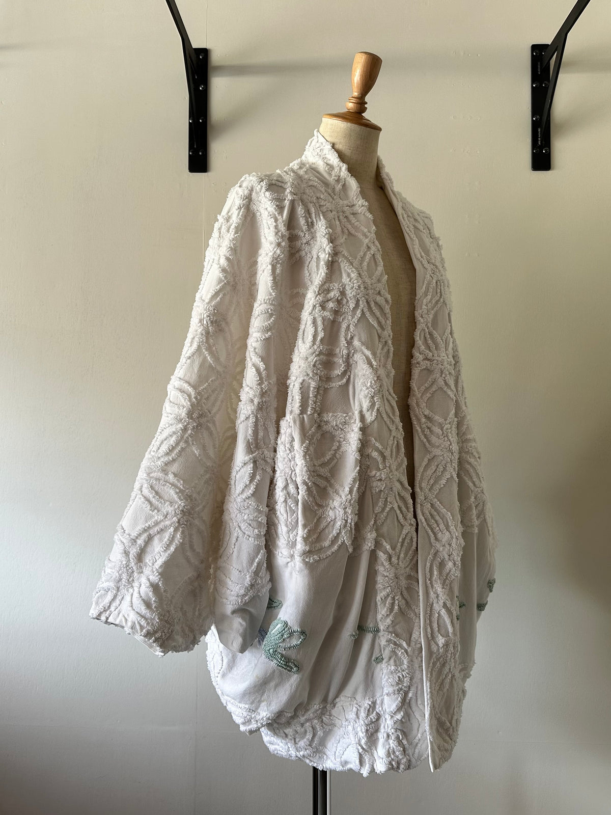 dolman sleeve chenille jacket