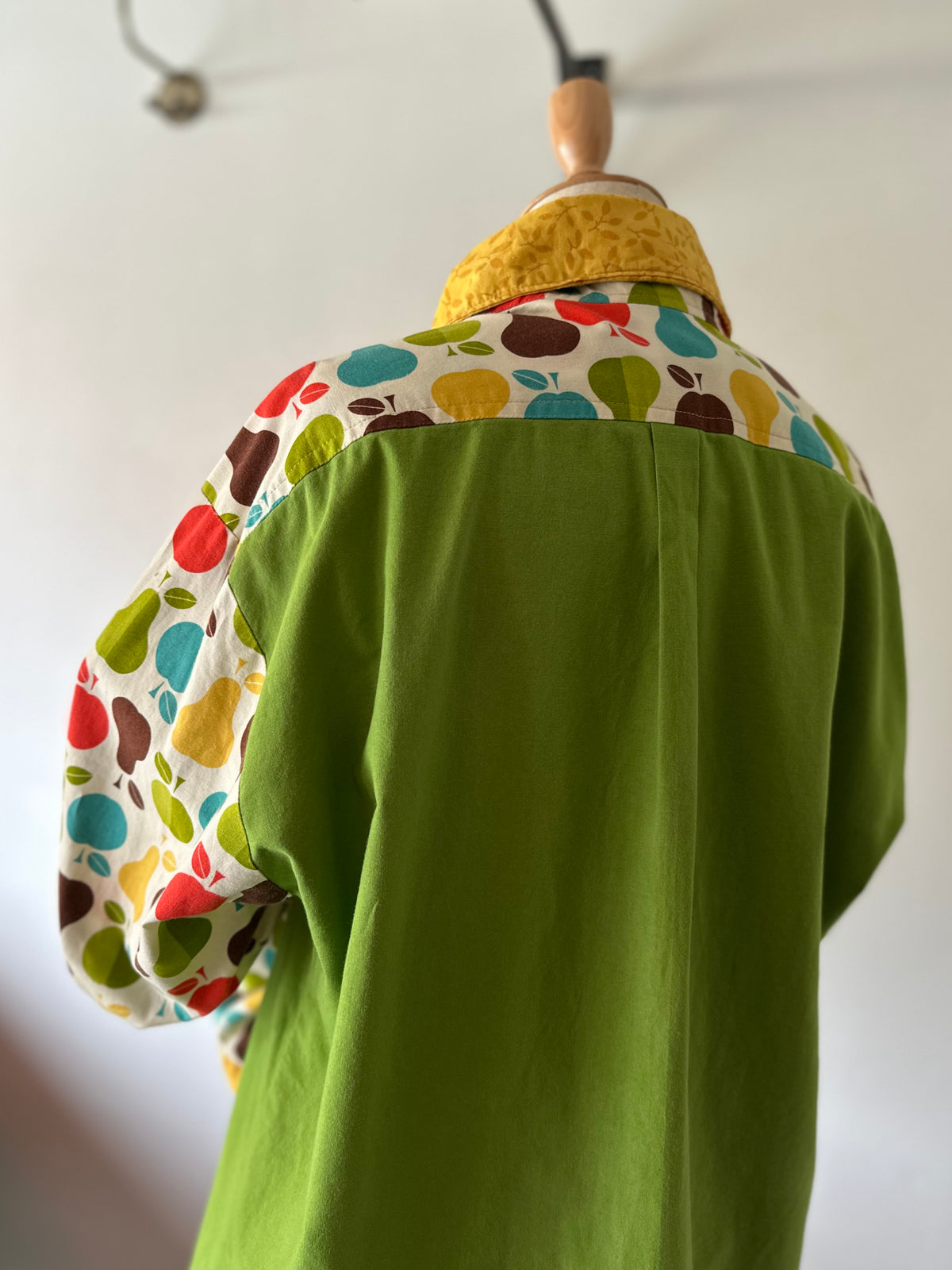 fruit leaves pattern shirt