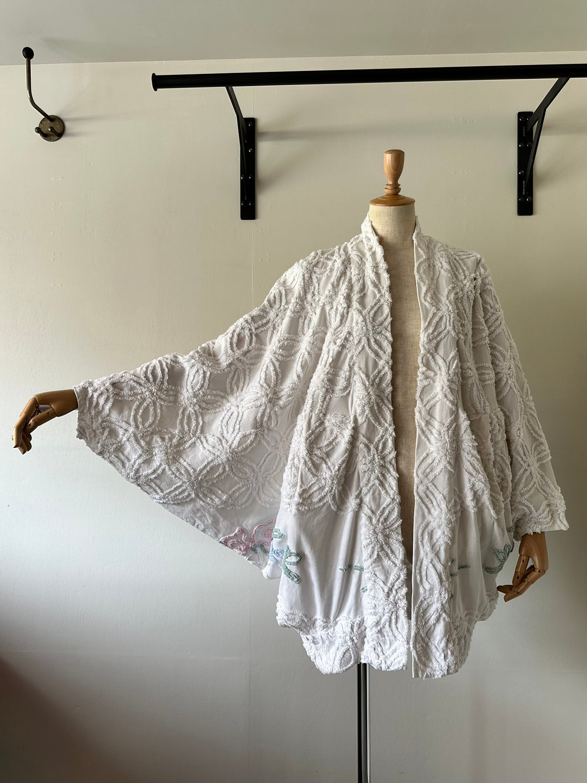 dolman sleeve chenille jacket