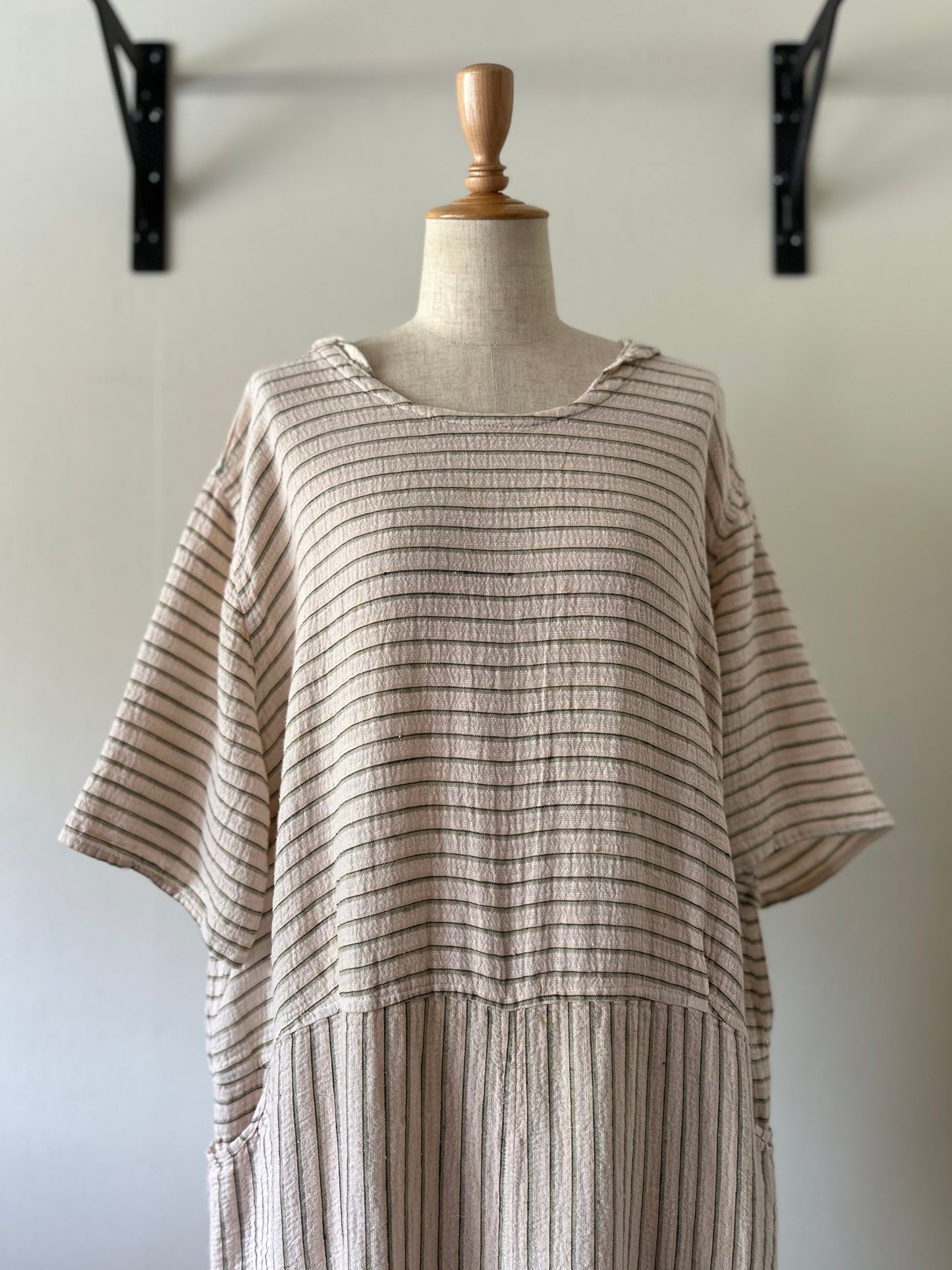 FLAX linen stripe dress