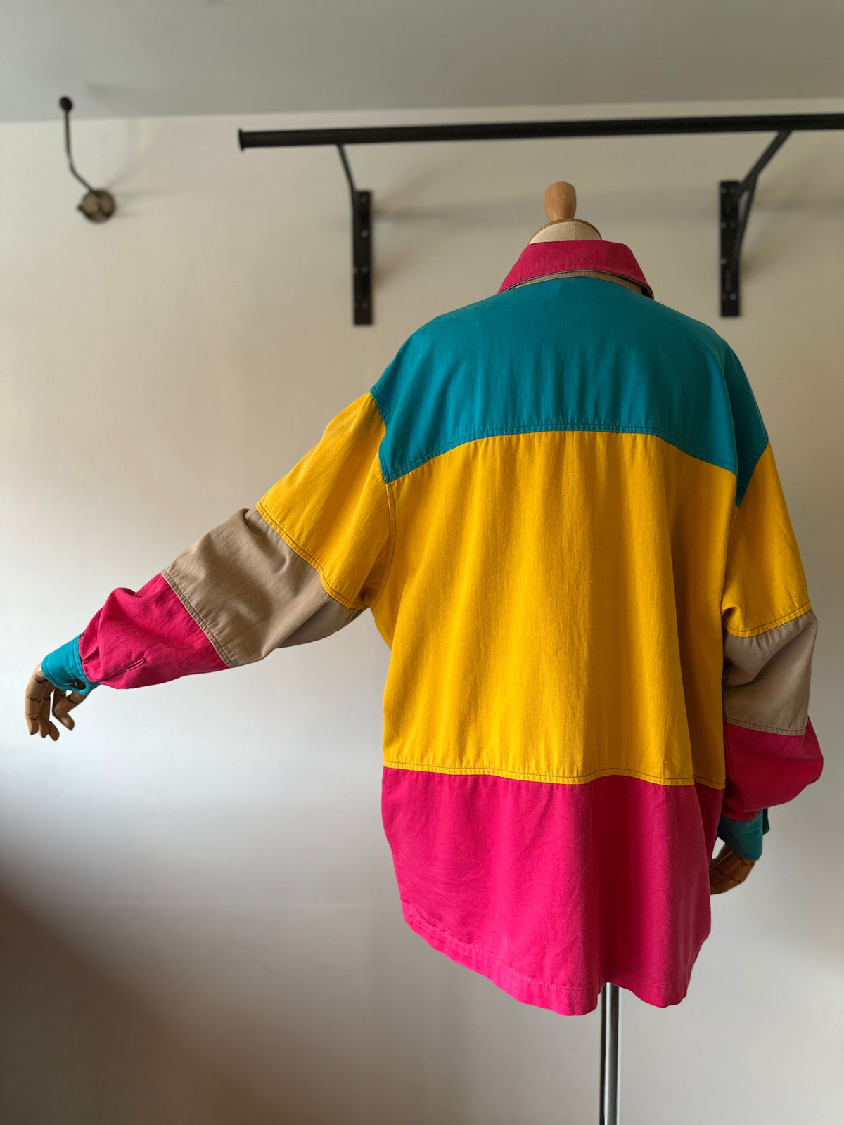 multicolored cotton jacket