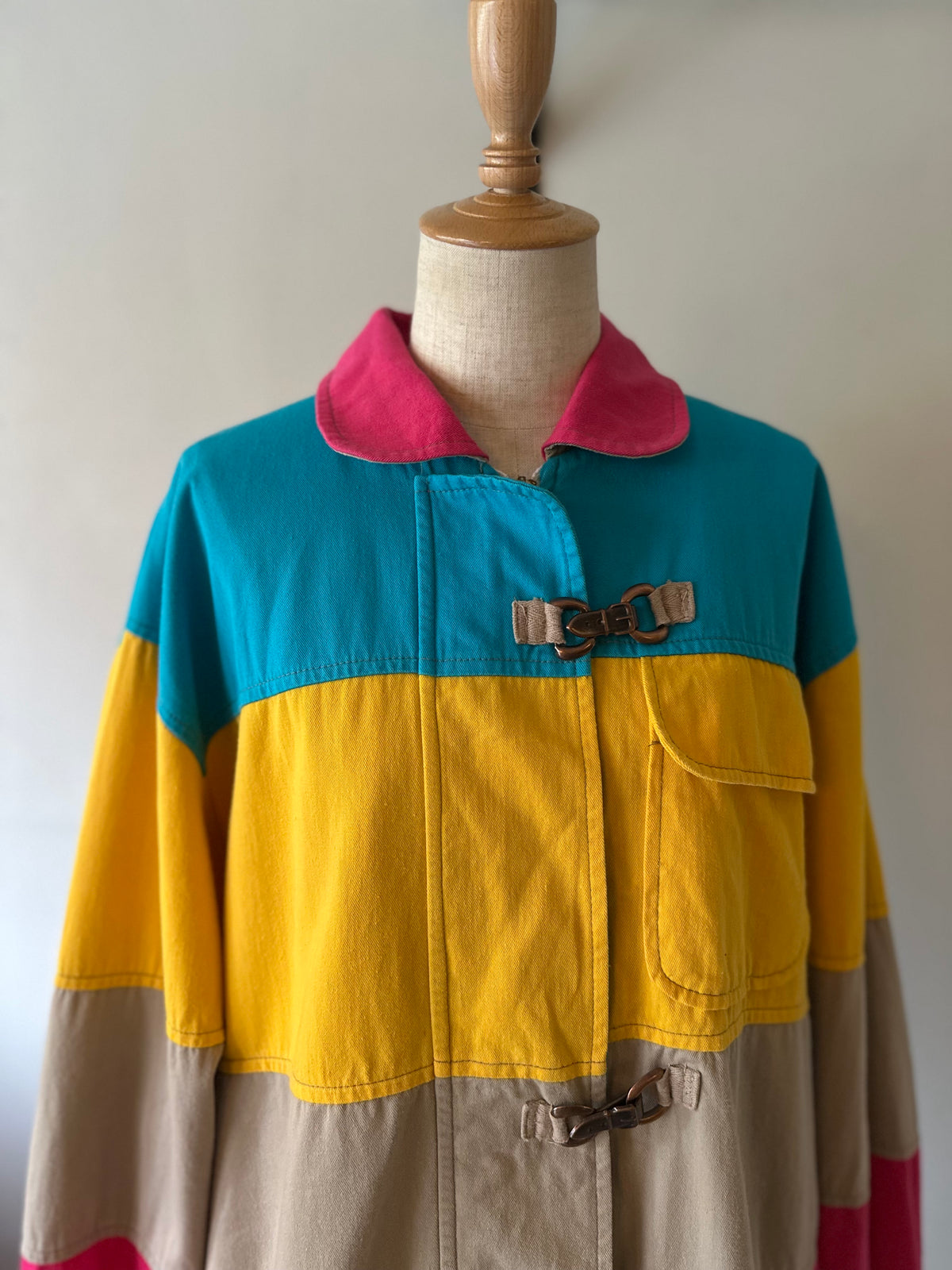 multicolored cotton jacket