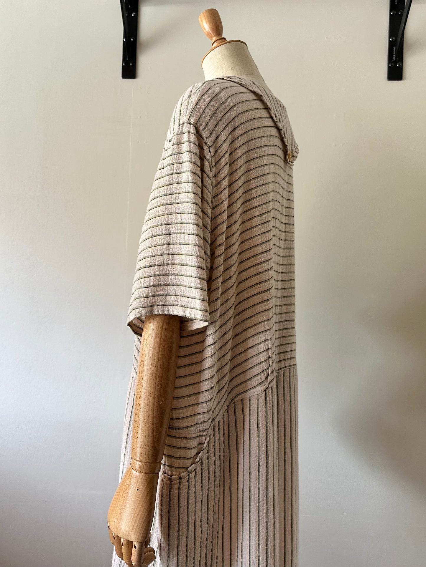 FLAX linen stripe dress