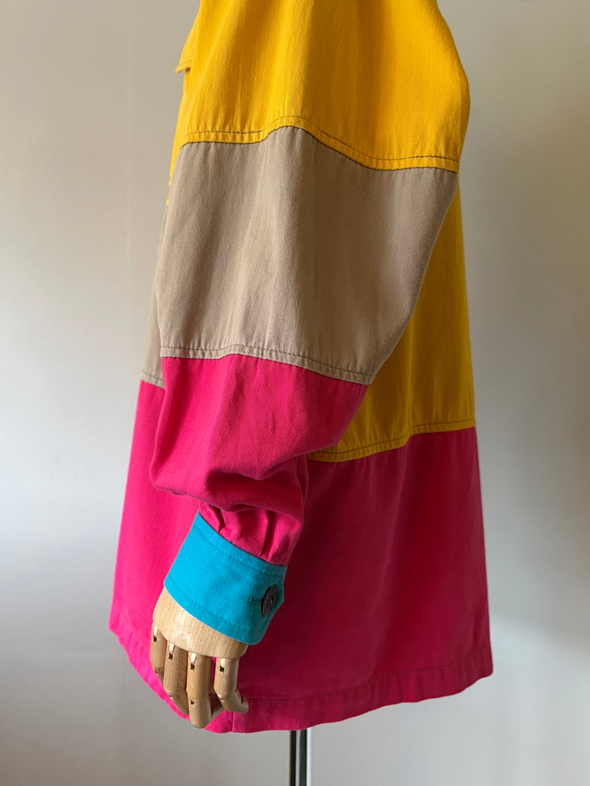 multicolored cotton jacket