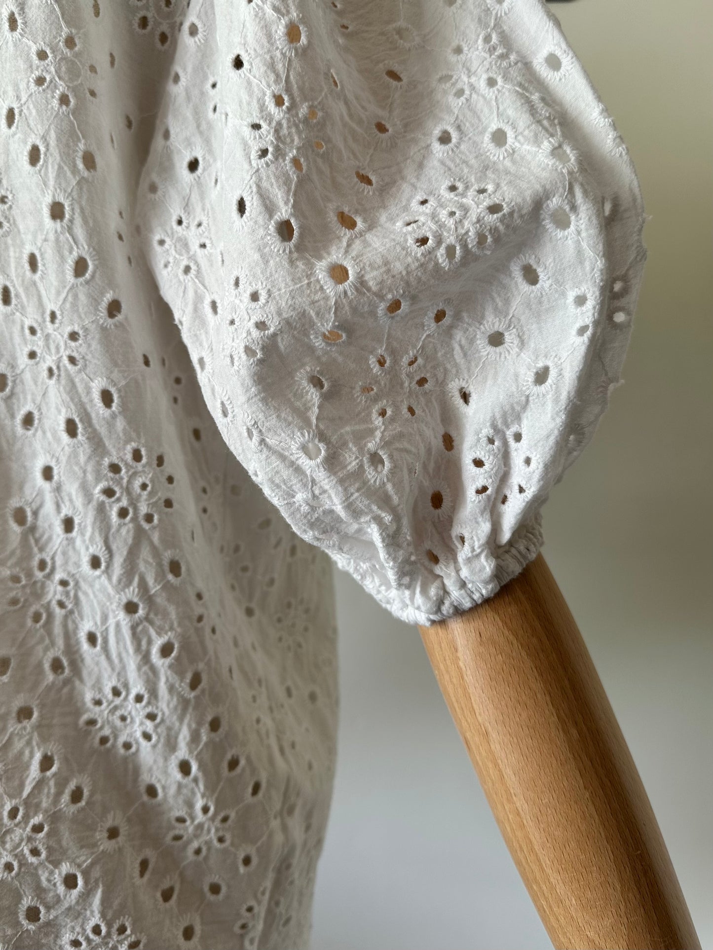 eyelet lace blouse