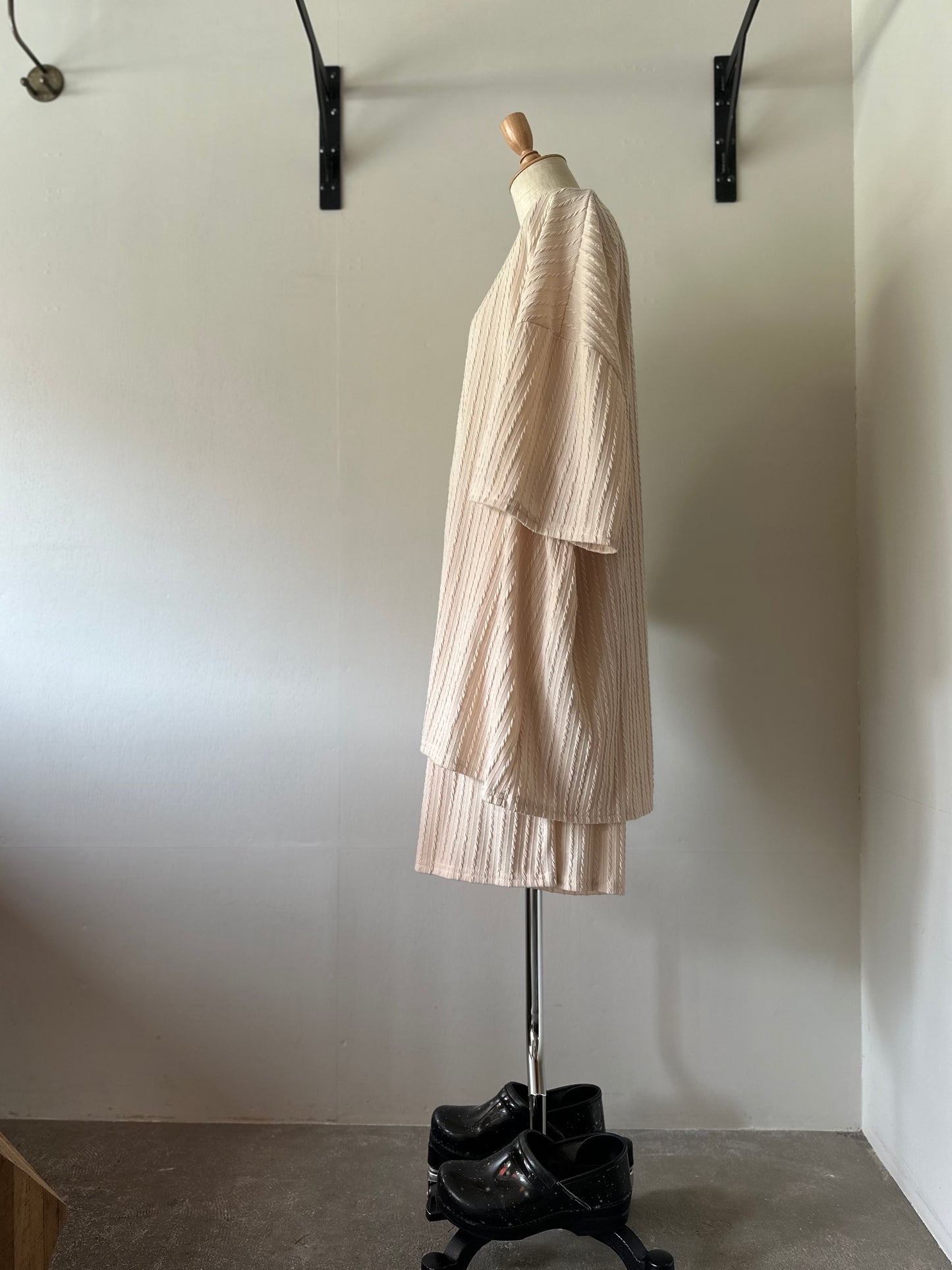 cable pattern two-piece(set)