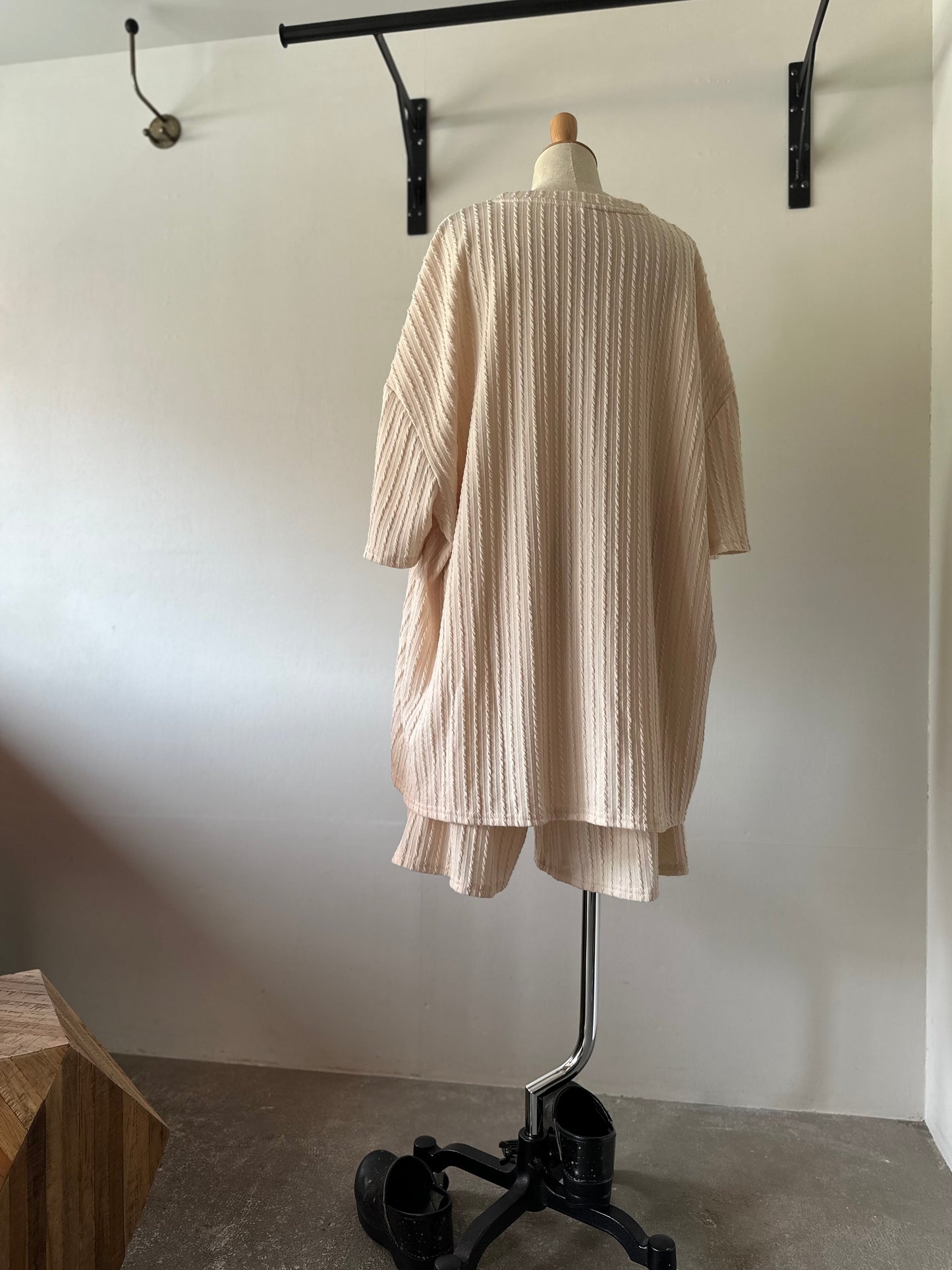 cable pattern two-piece(set)