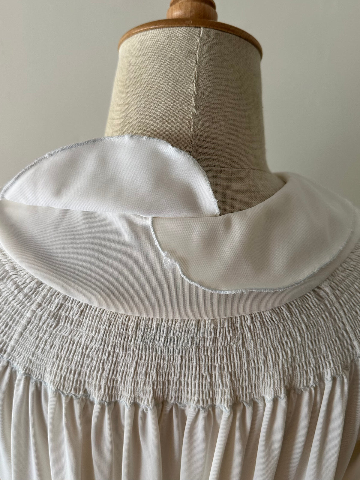 embroidery collar night dress