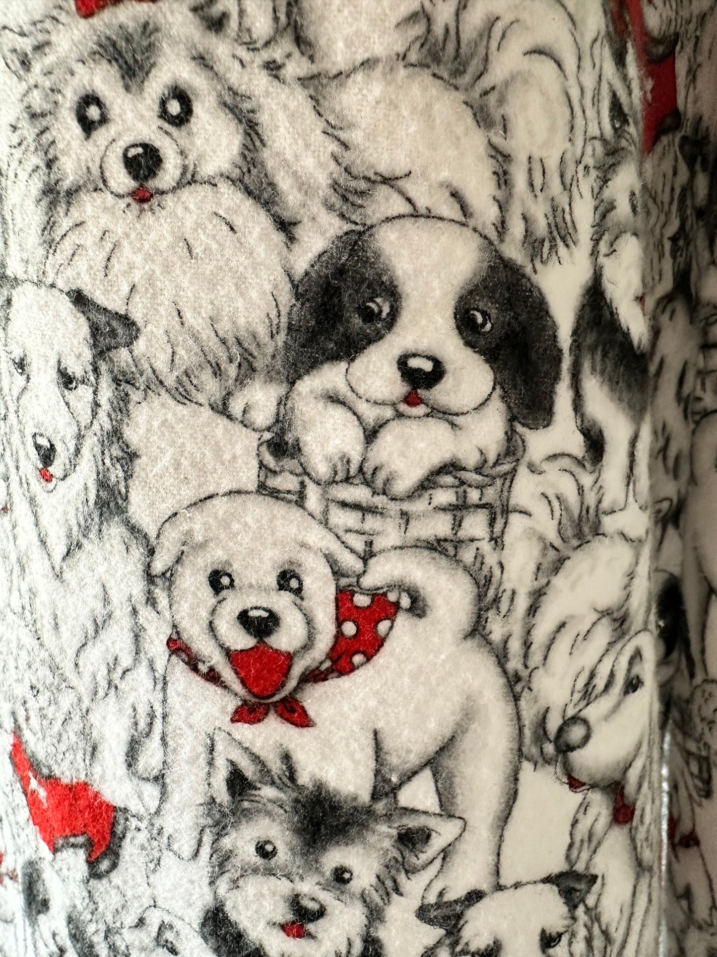 dog pattern pants