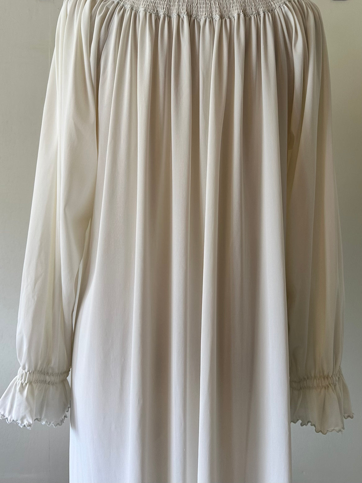 embroidery collar night dress