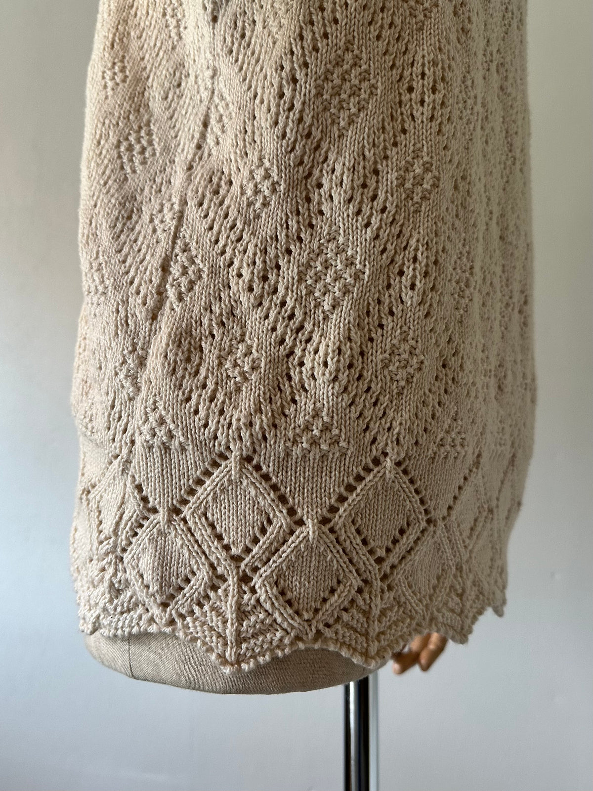 short sleeve knit cardigan