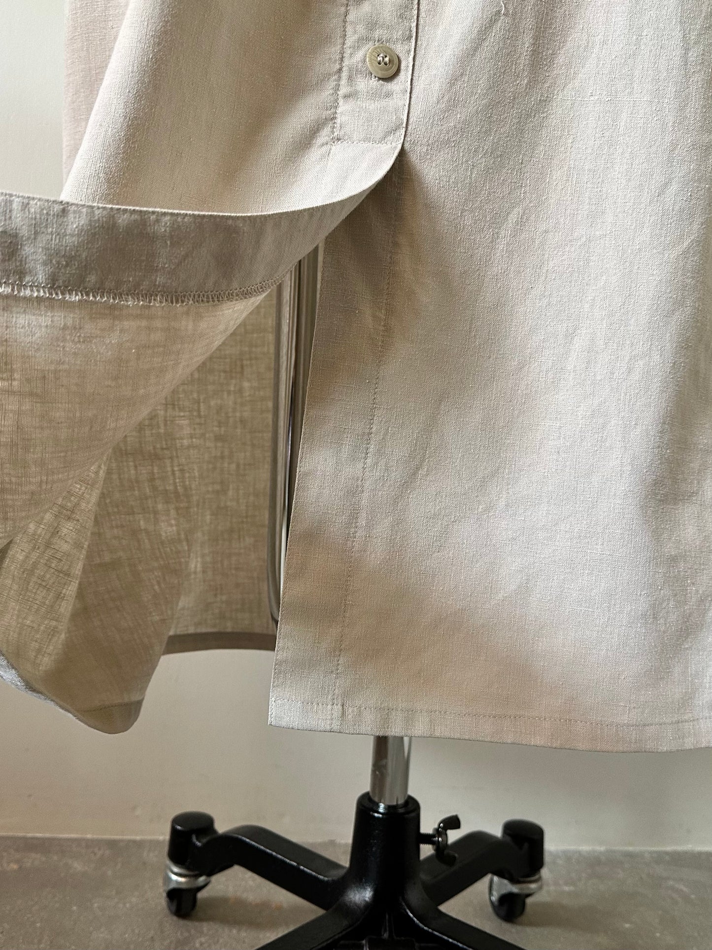 cotton linen sleeveless dress