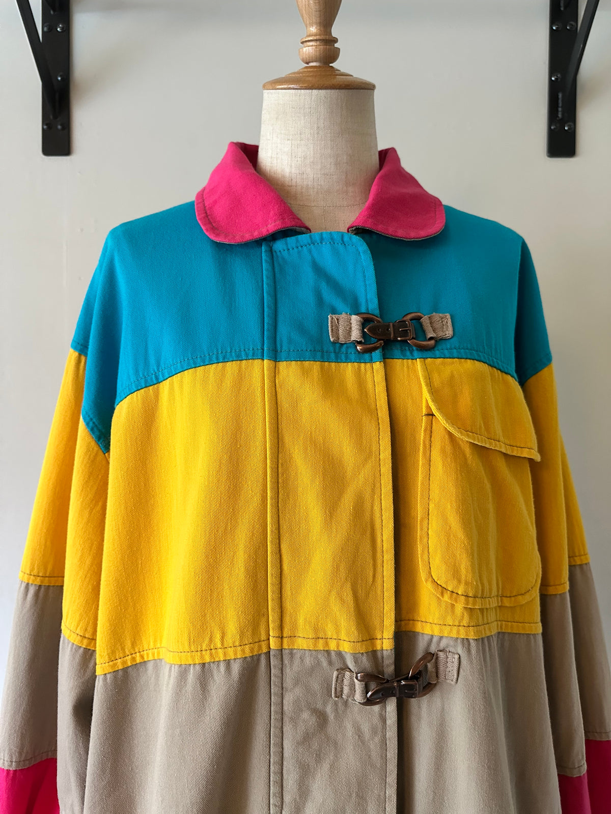 multicolored cotton jacket