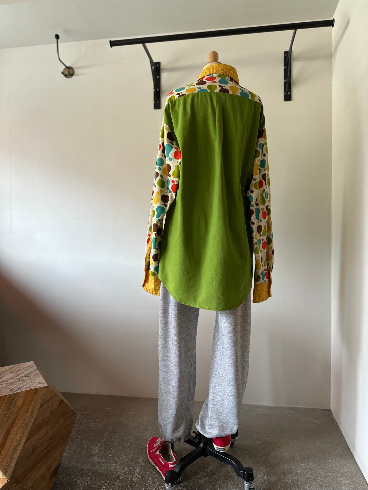 fruit leaves pattern shirt