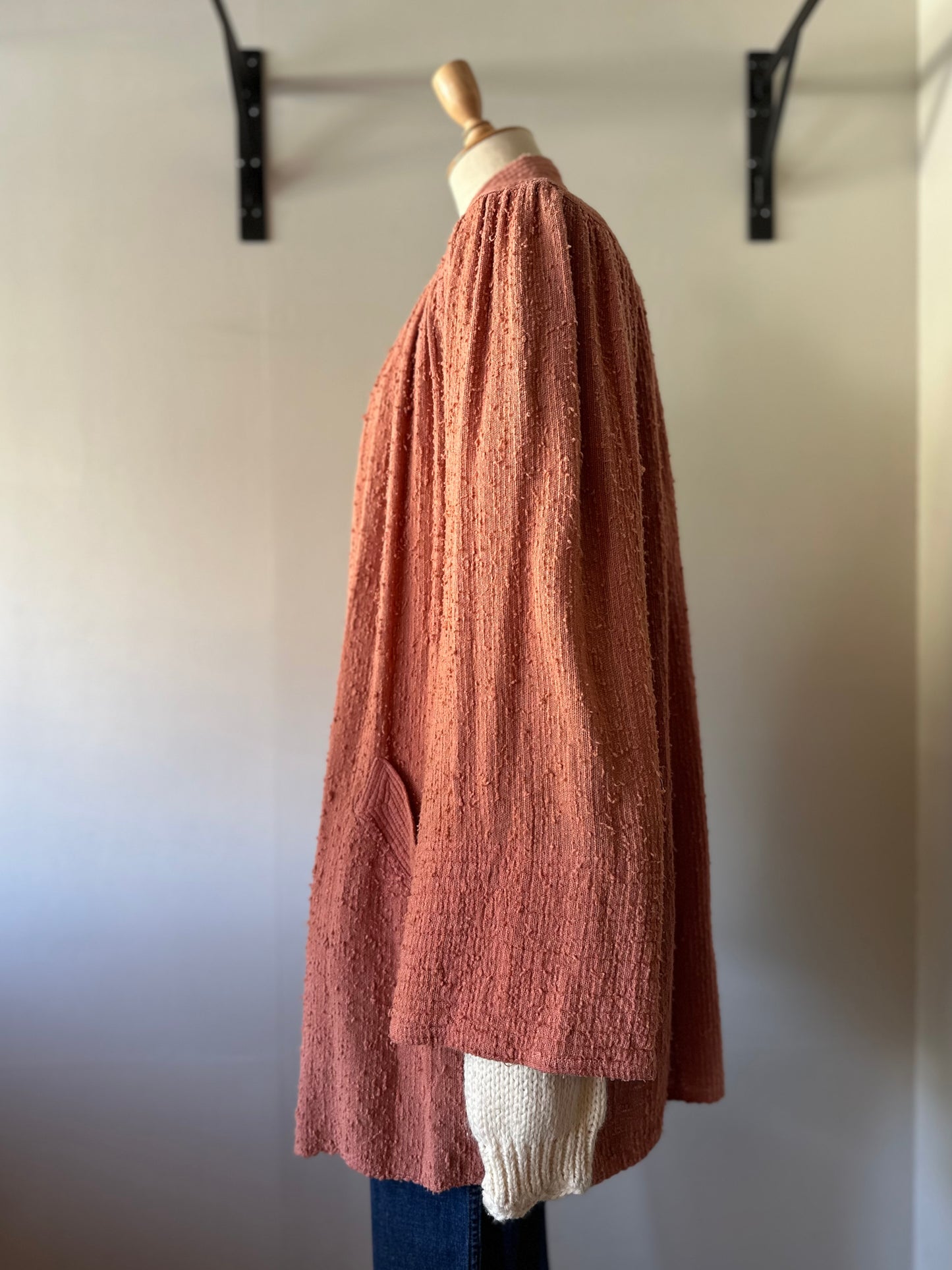 fade pink jacket