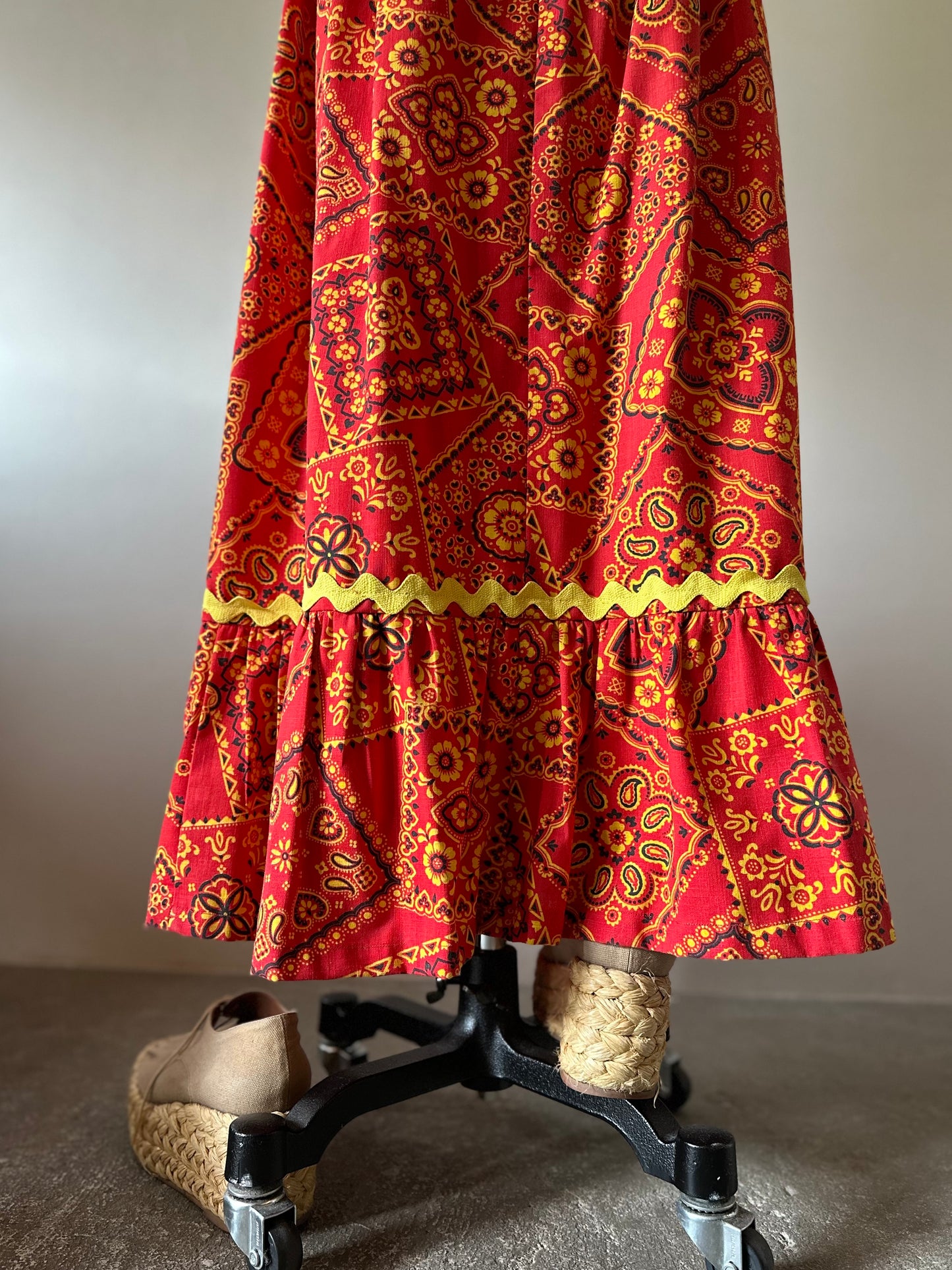 bandanna pattern skirt