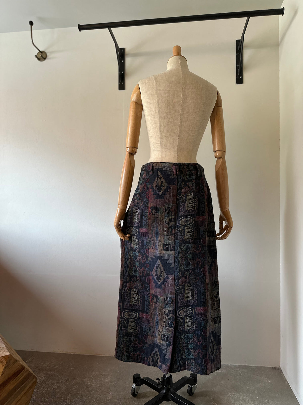 woven wrap skirt