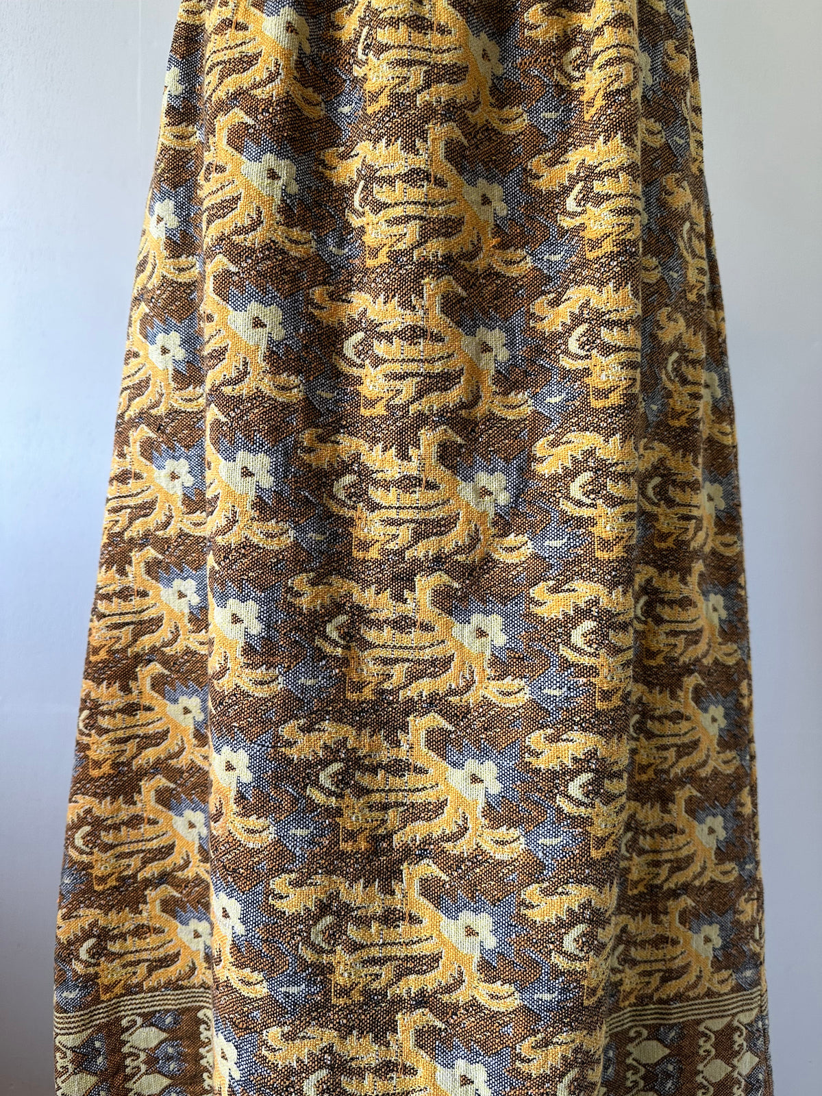 woven maxi skirt