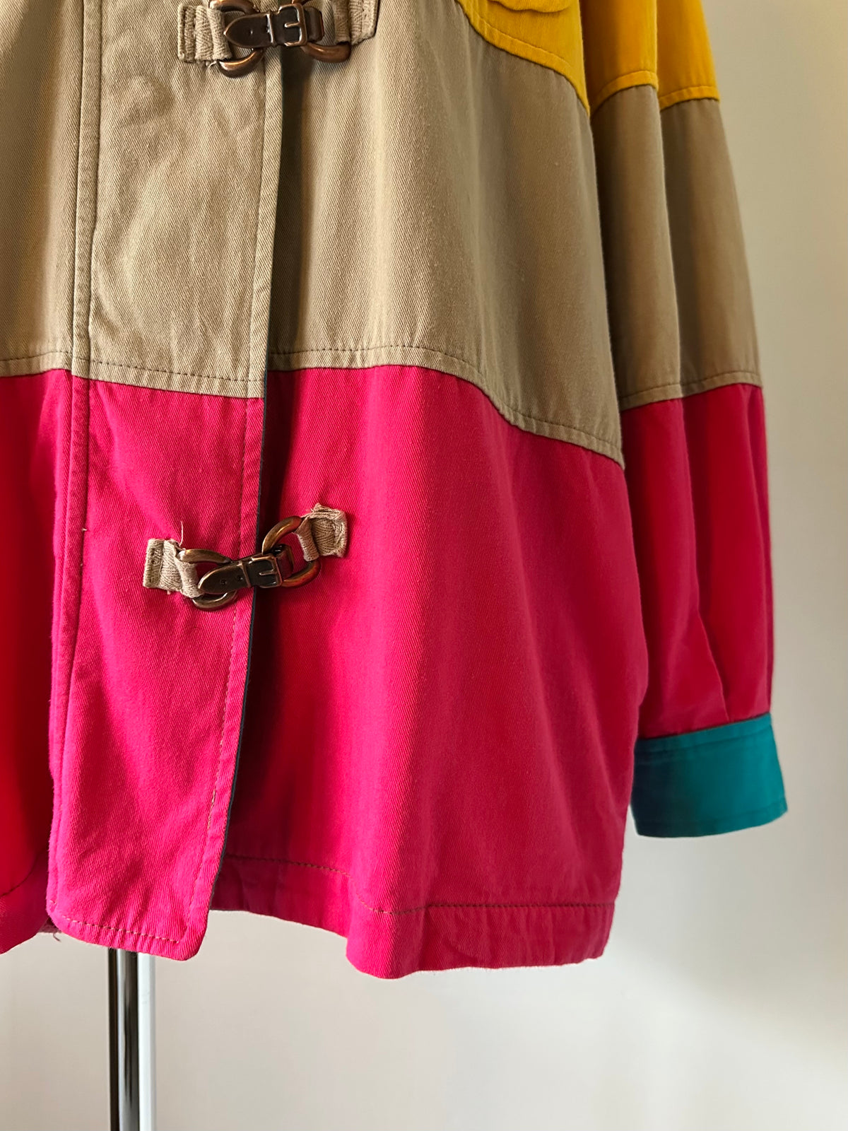 multicolored cotton jacket