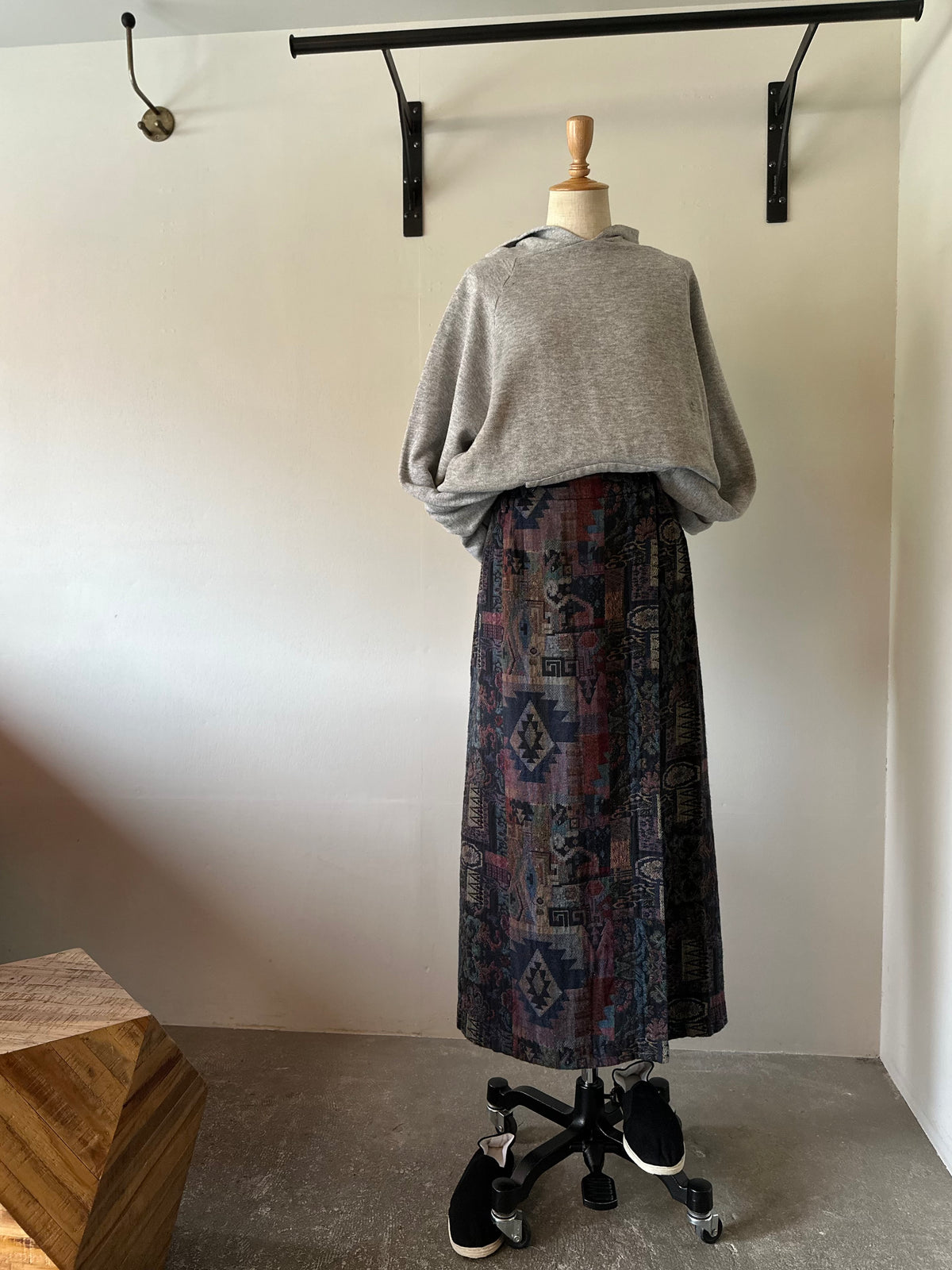 woven wrap skirt