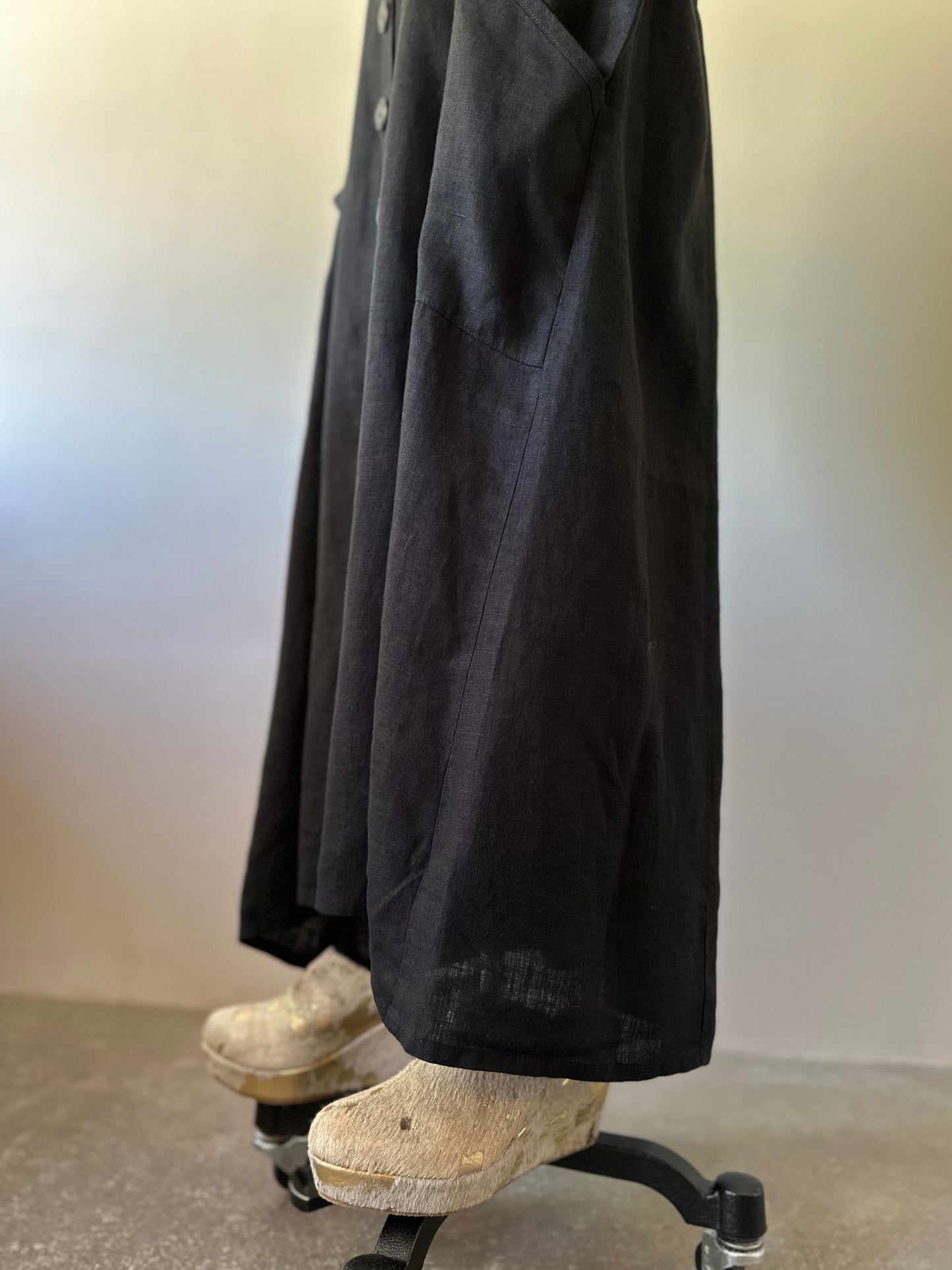 FLAX linen dress coat