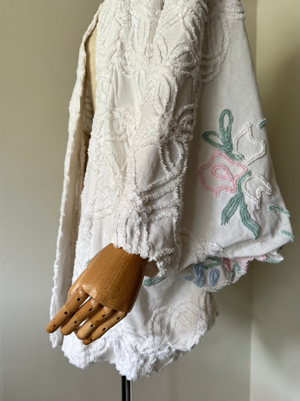 dolman sleeve chenille jacket