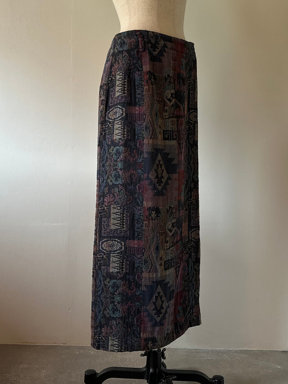 woven wrap skirt