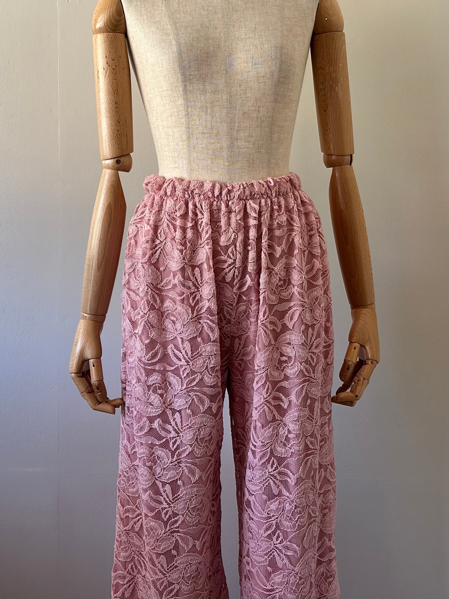 flower lace pants