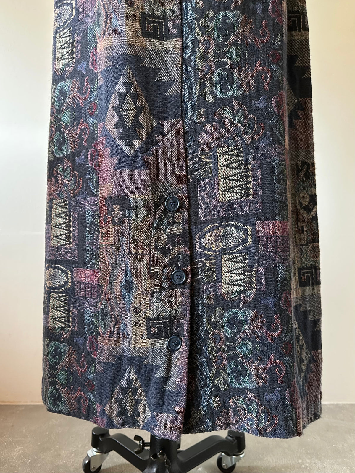 woven wrap skirt