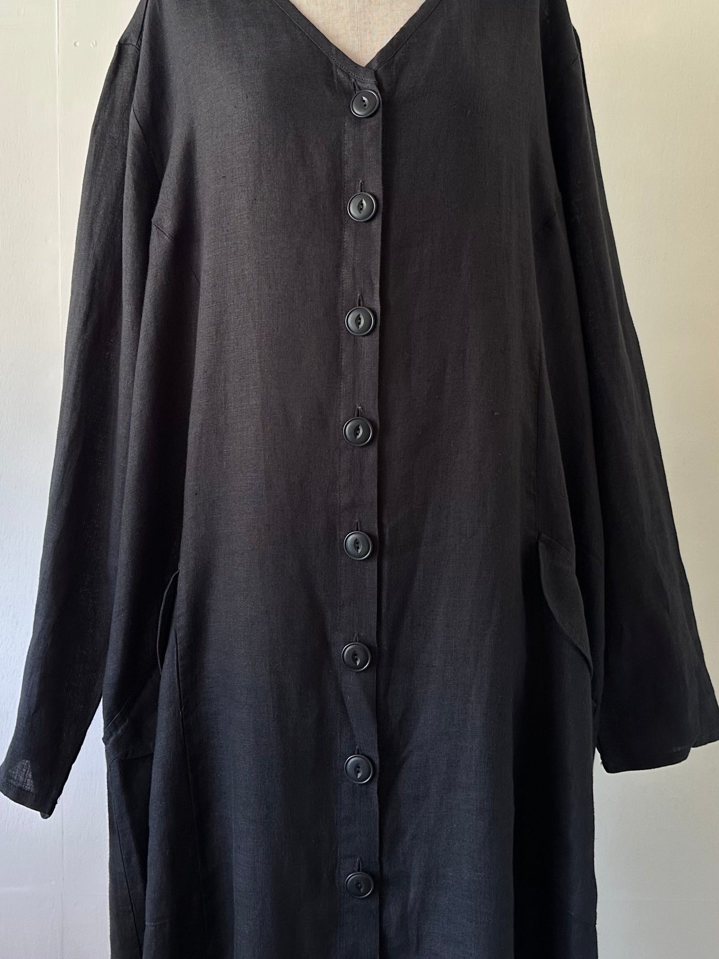 FLAX linen dress coat