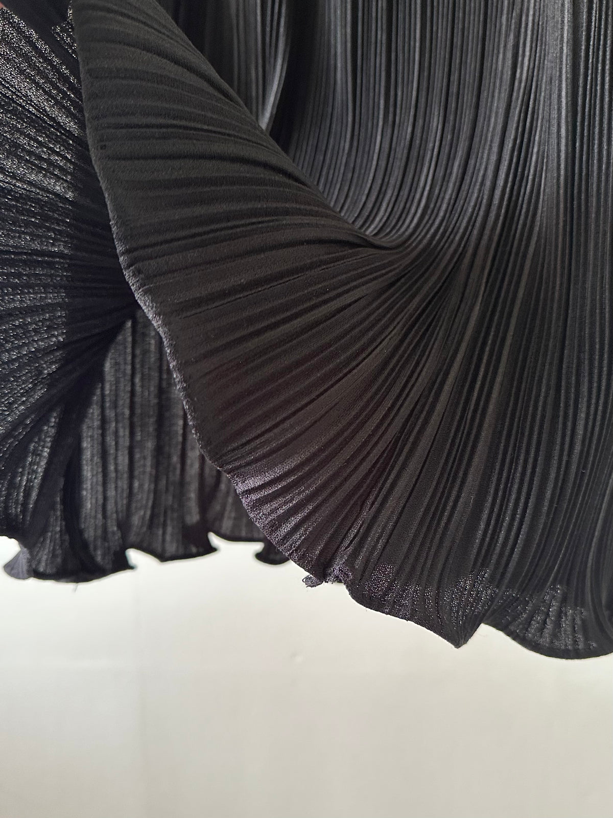 pleats maxi skirt