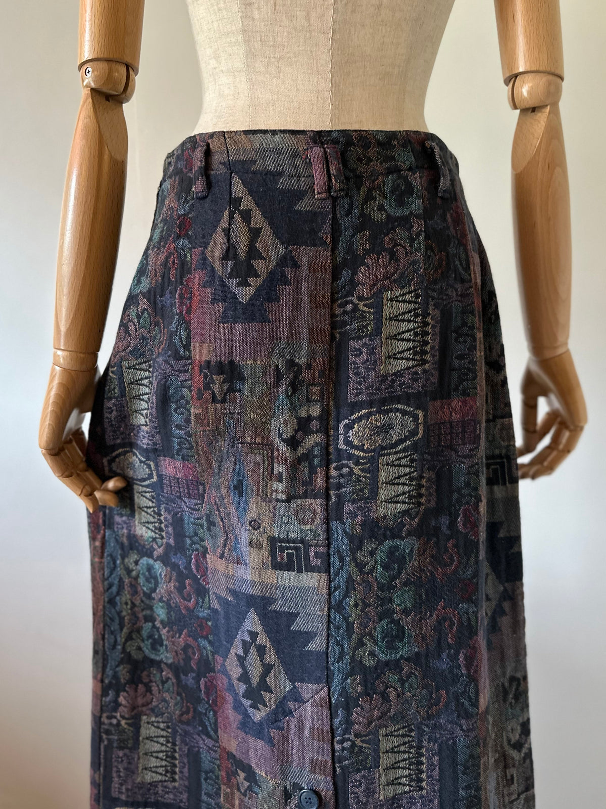 woven wrap skirt