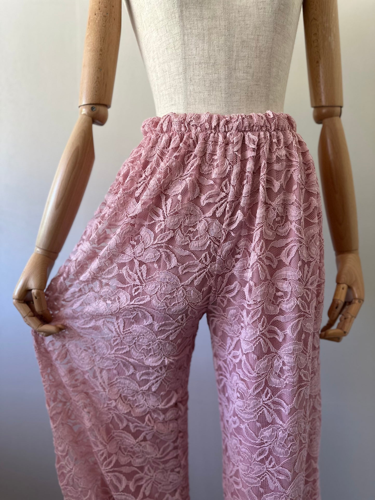 flower lace pants
