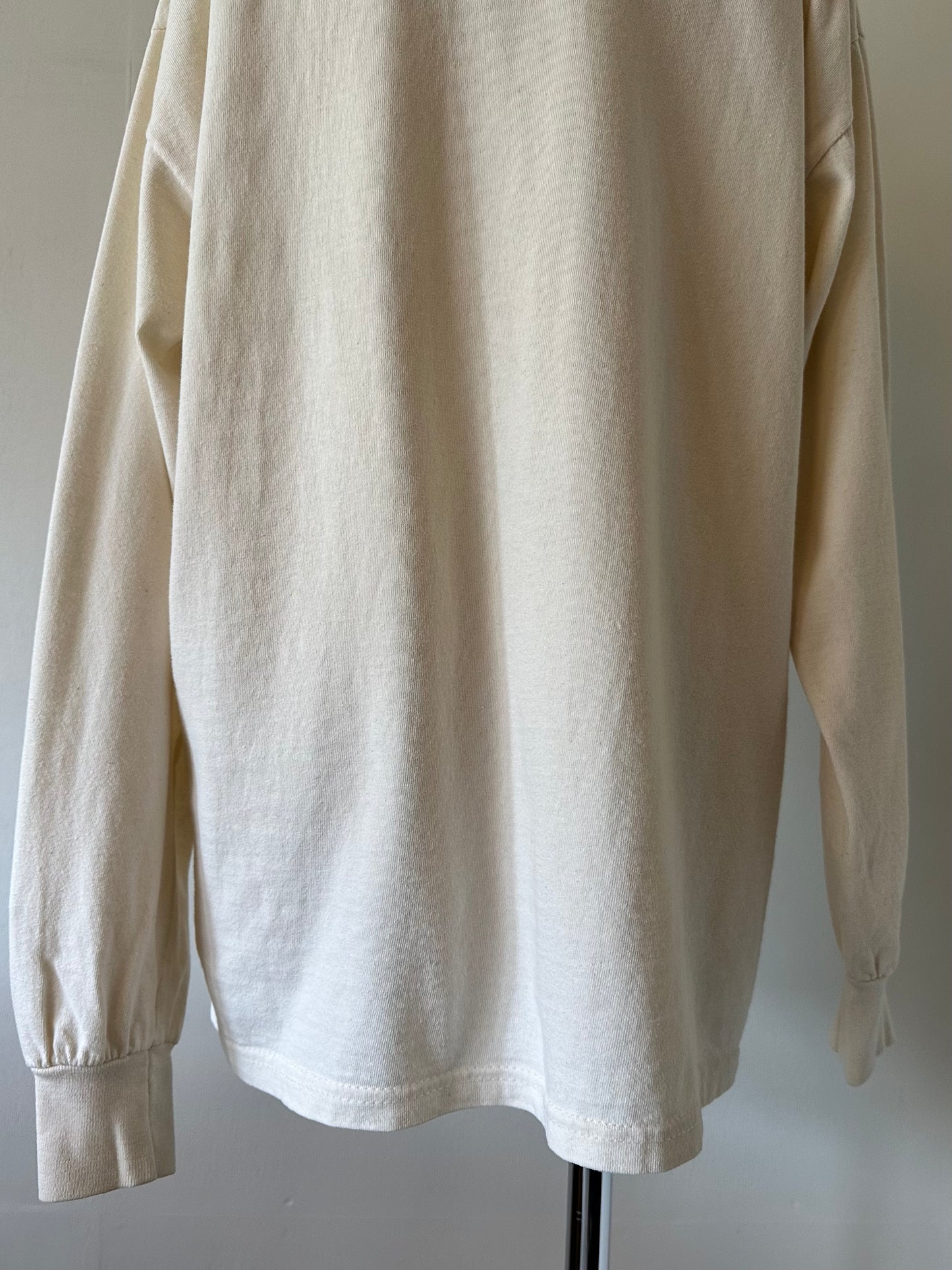 horse embroidery long sleeve T-shirt