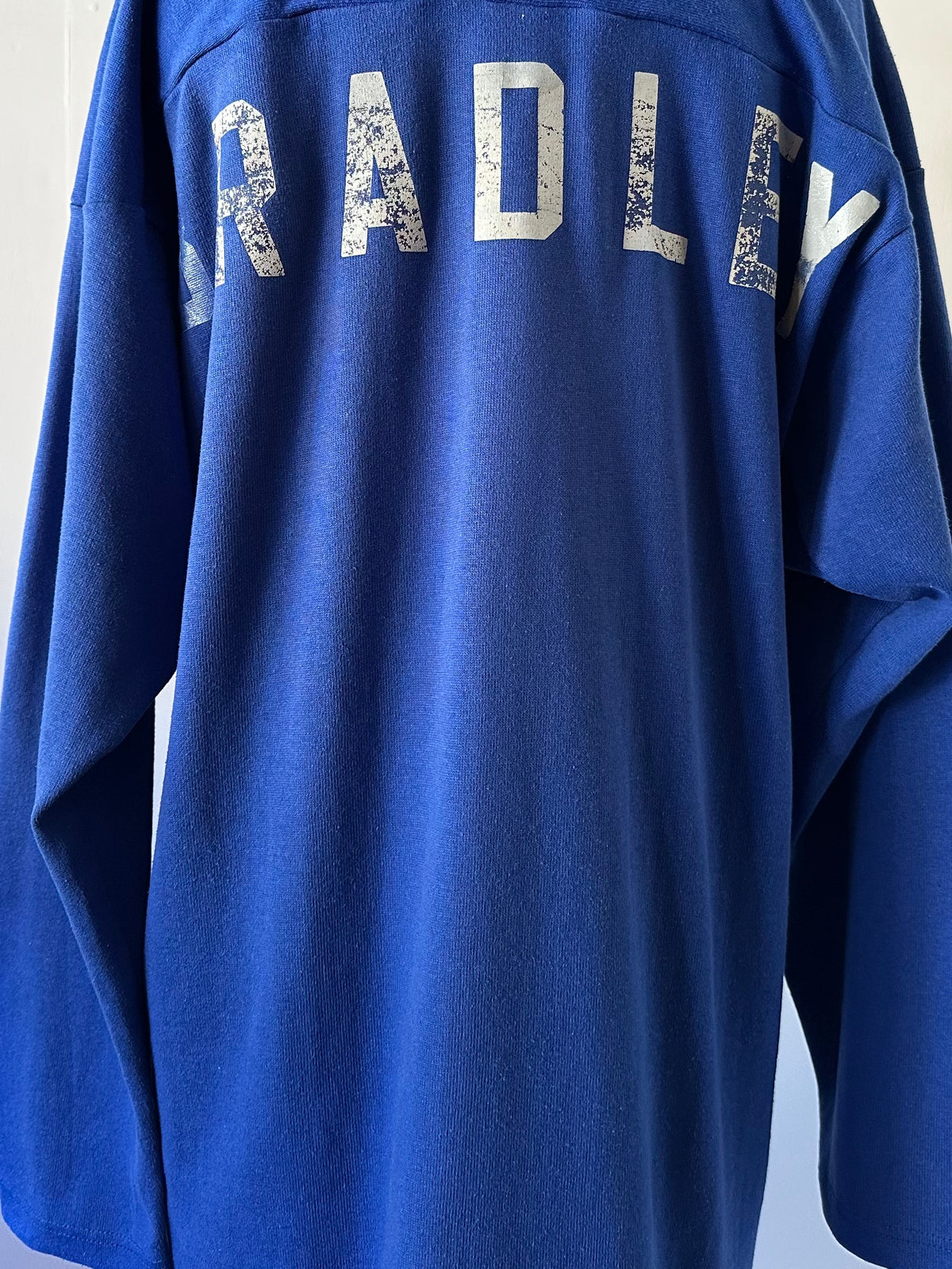 back print football T-shirt