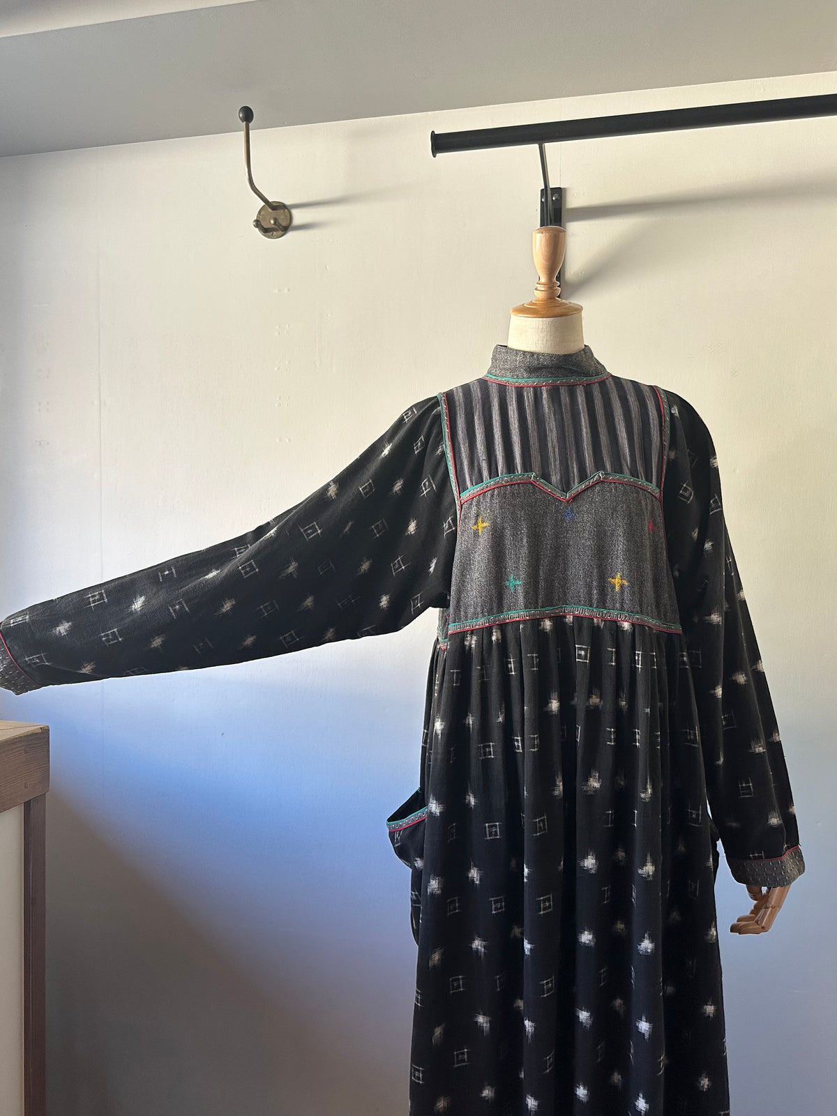 All-over pattern INDIA cotton dress