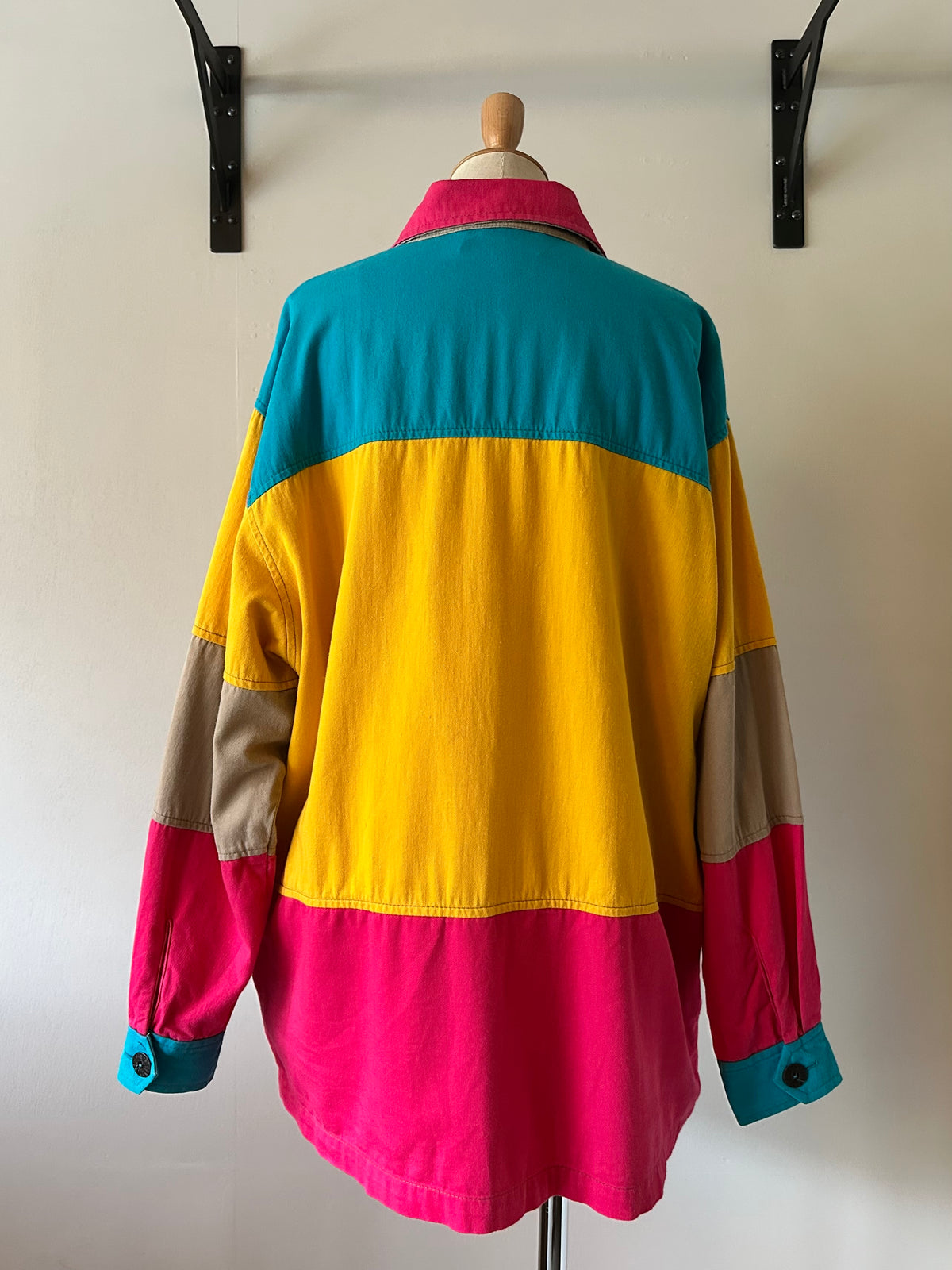multicolored cotton jacket