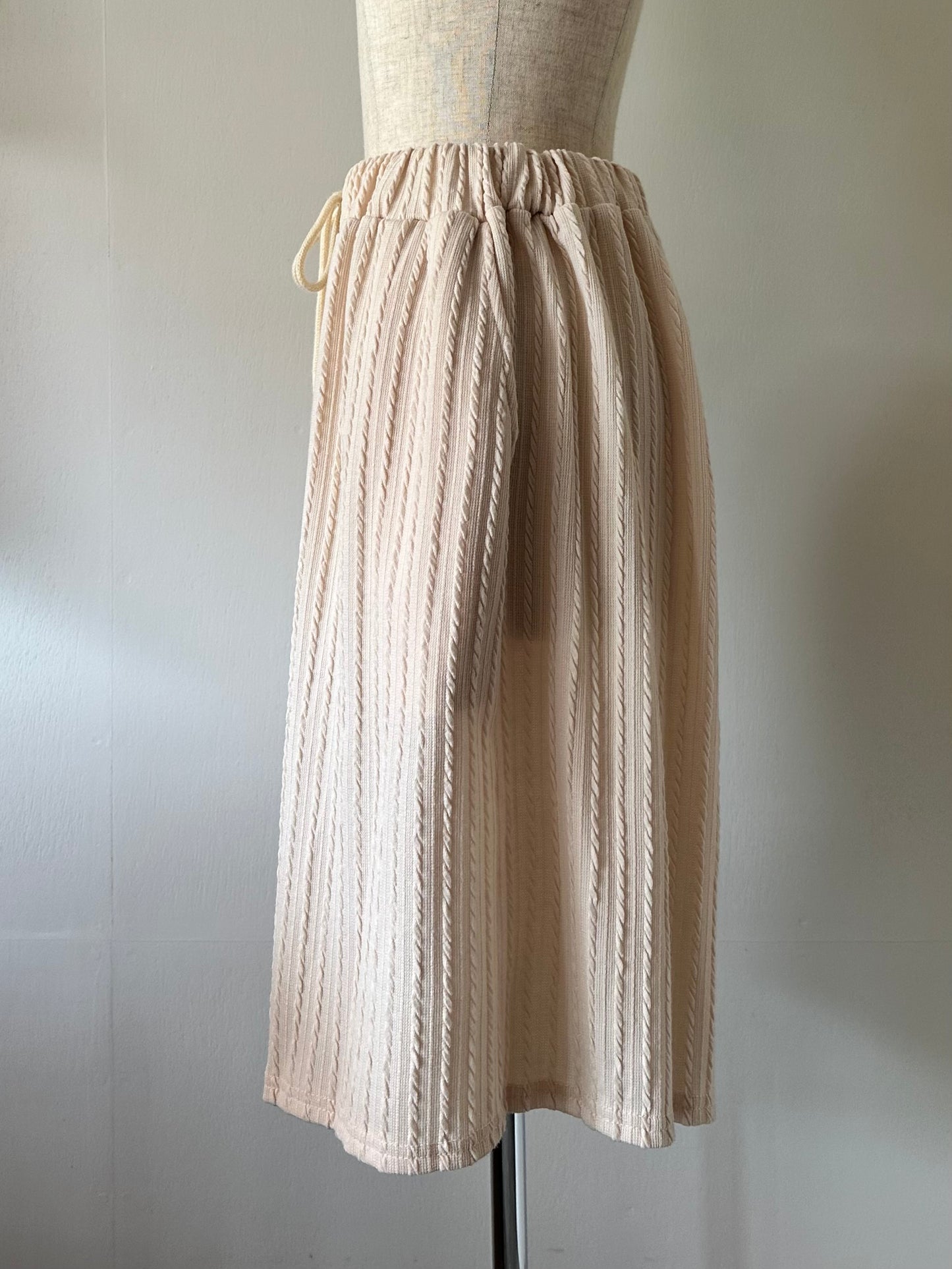 cable pattern two-piece(set)