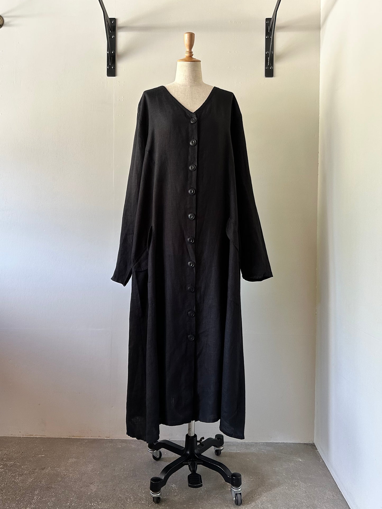 FLAX linen dress coat
