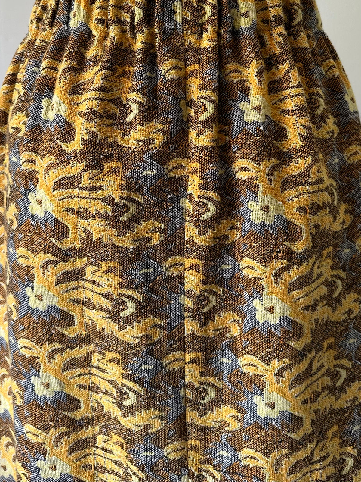 woven maxi skirt