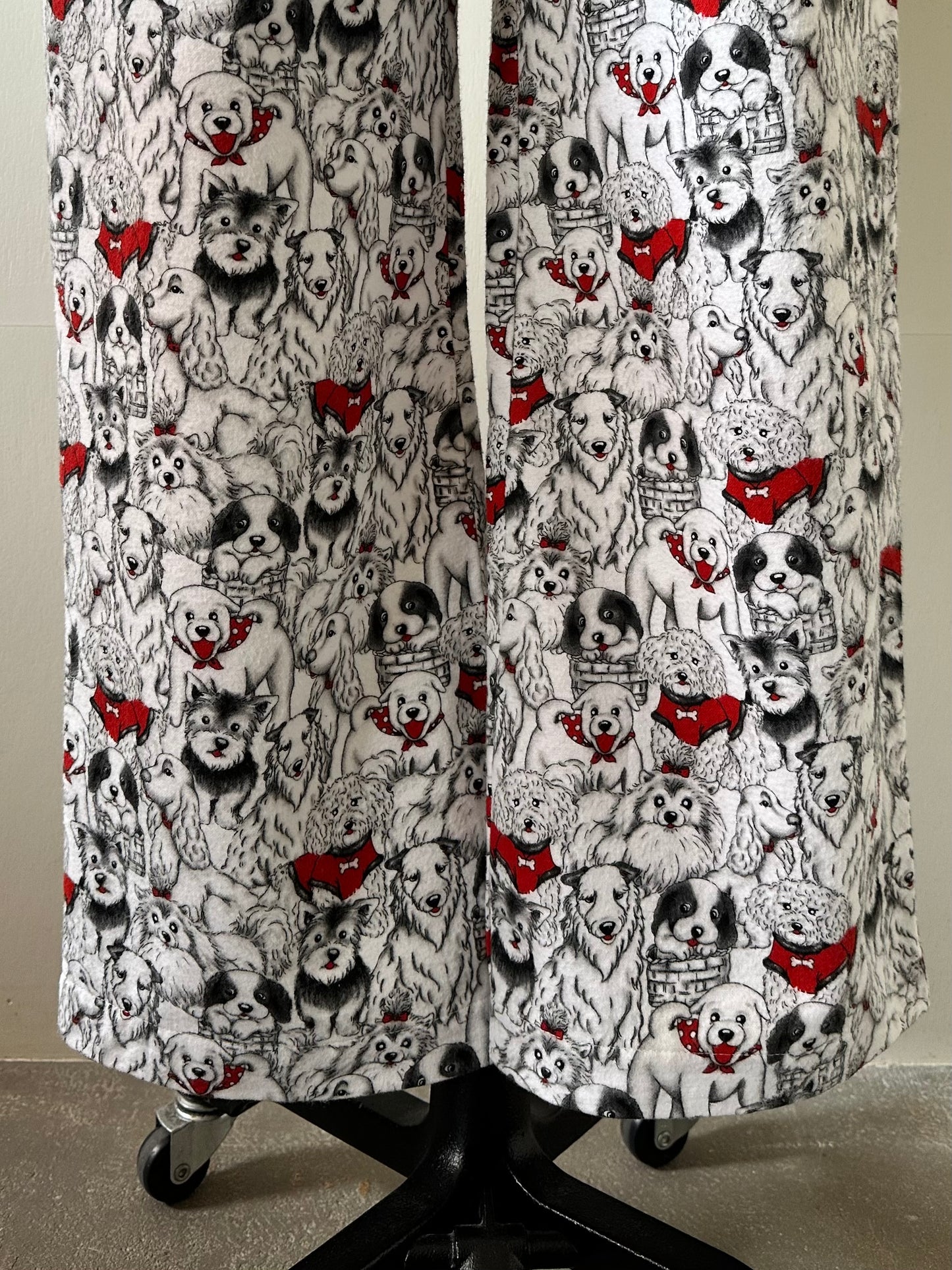 dog pattern pants