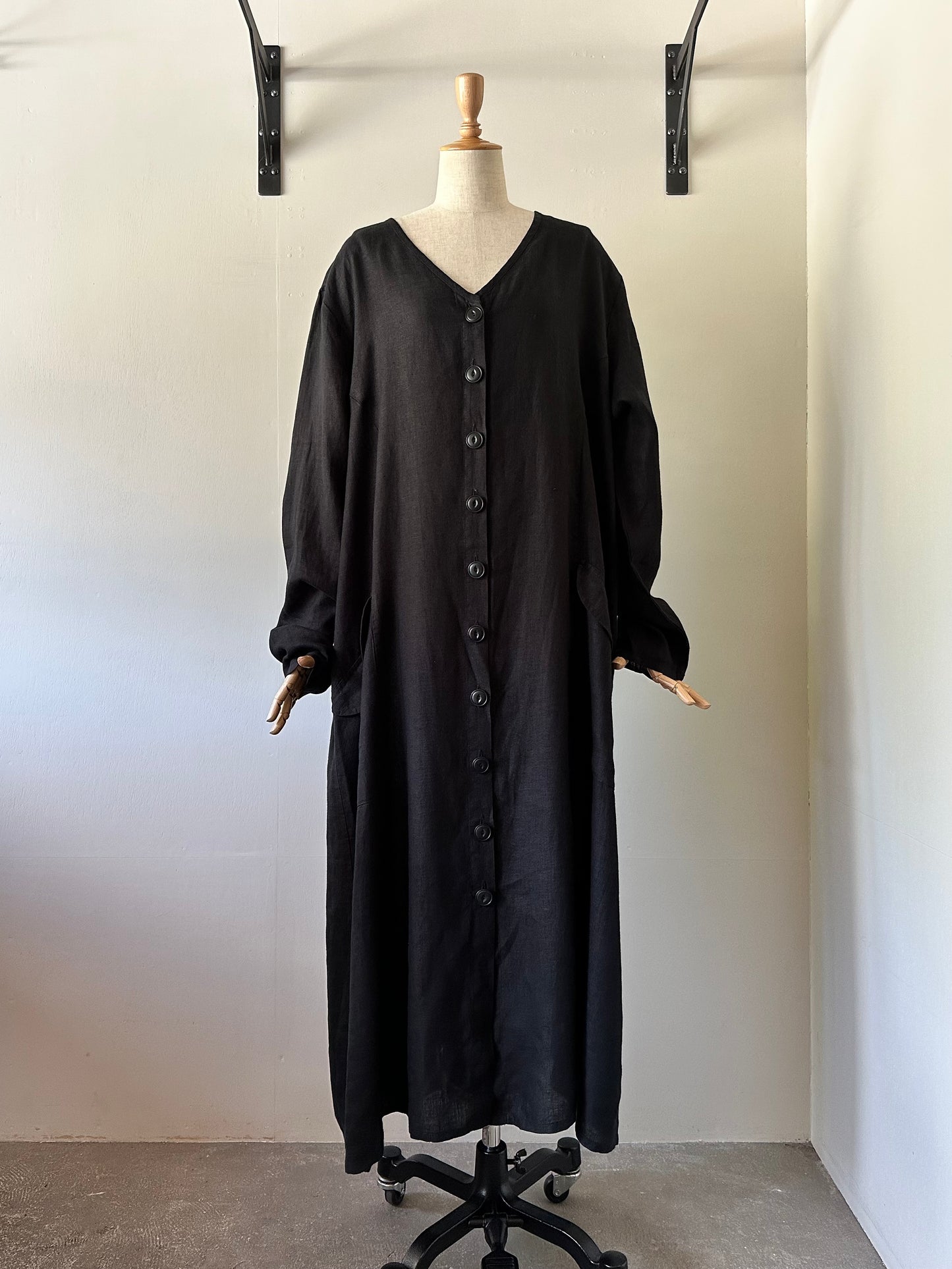 FLAX linen dress coat