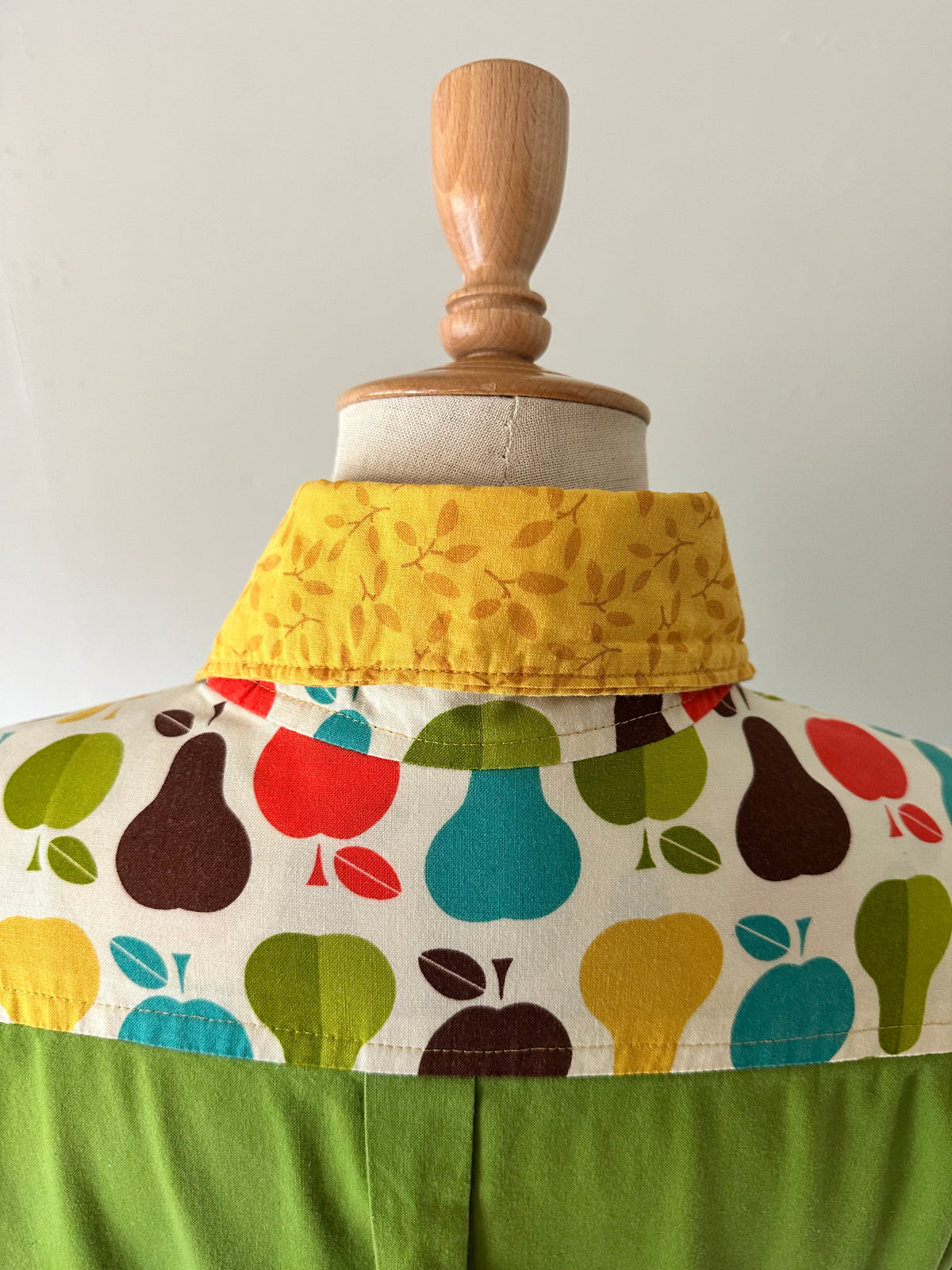 fruit leaves pattern shirt