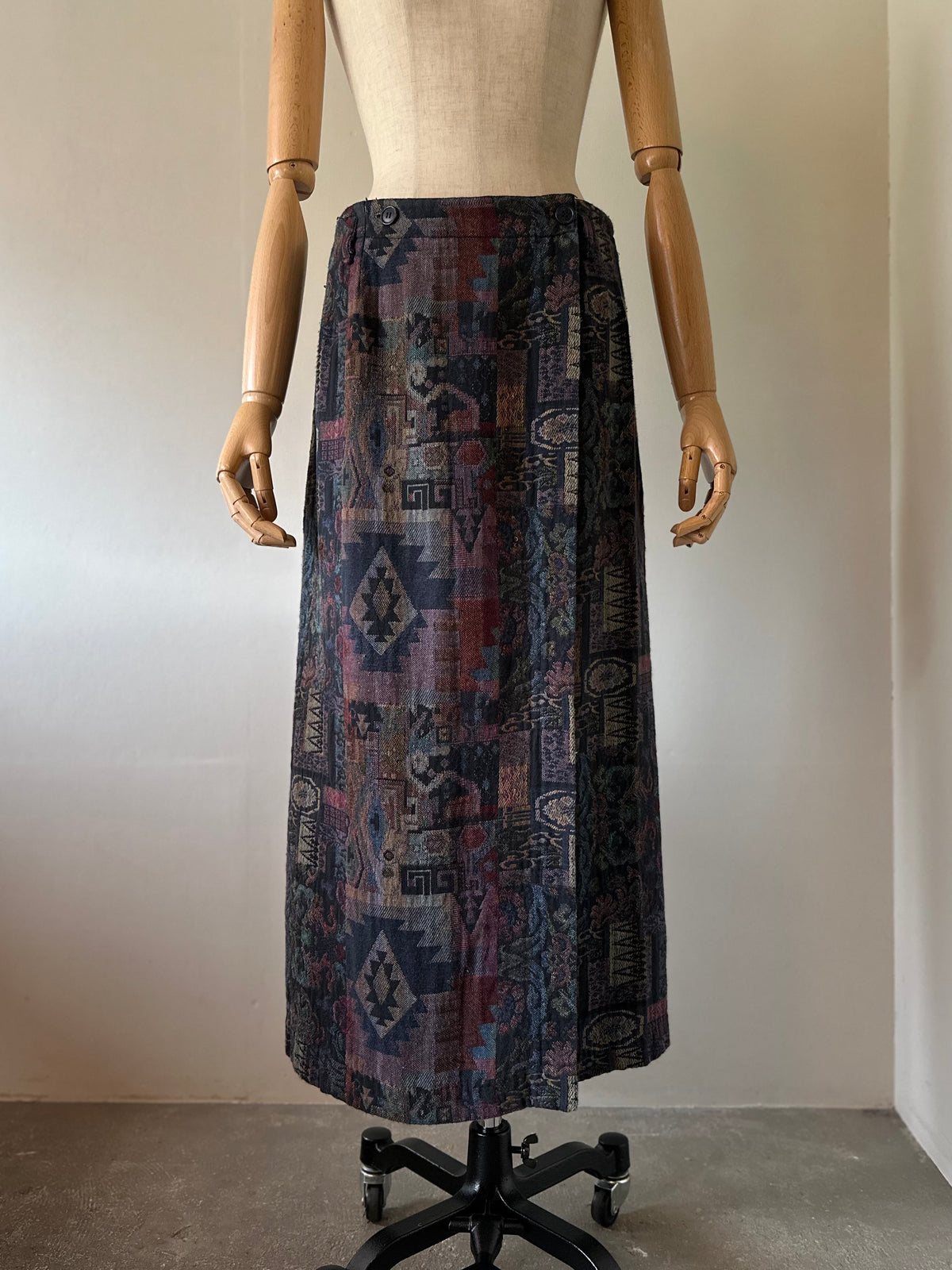 woven wrap skirt