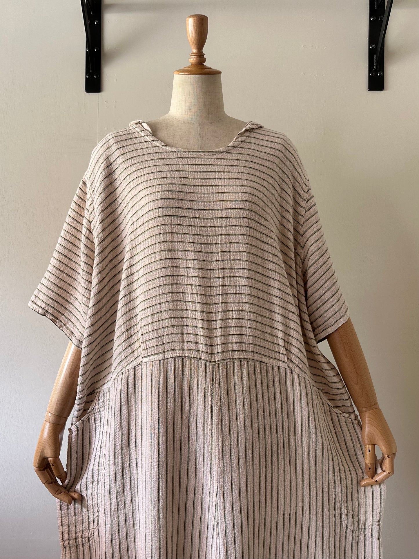 FLAX linen stripe dress